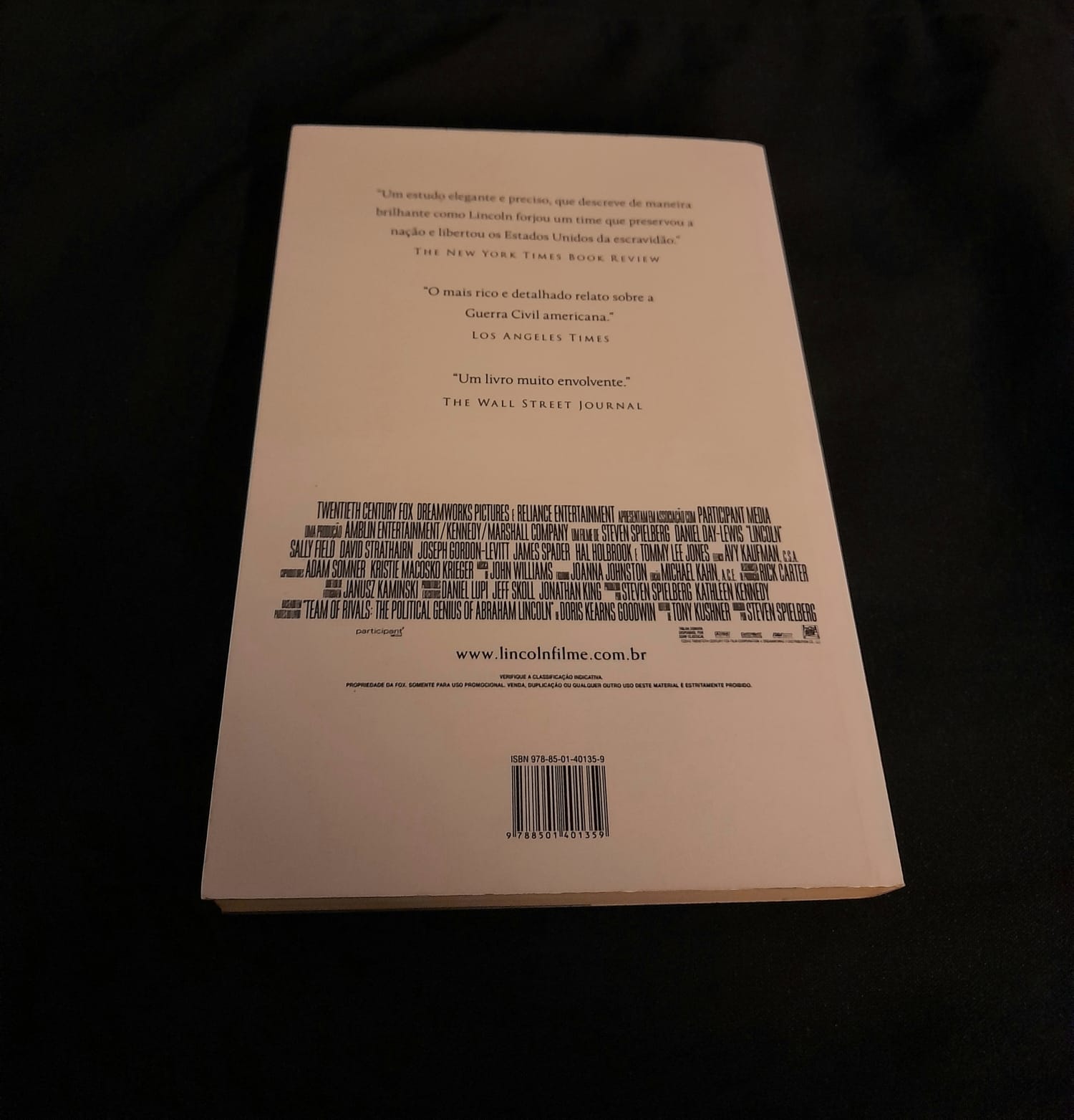 Livro Lincoln - Livro que Baseou o Filme de Steven Spielberg - Imagem 3