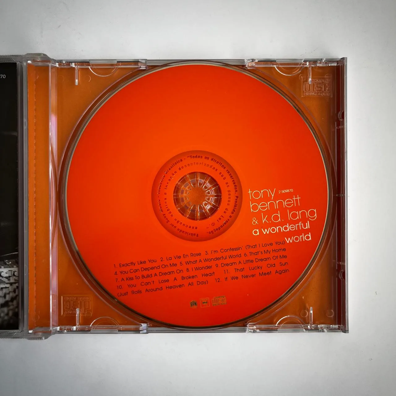 CD Tony Bennett & KD Lang - A Wonderful World - Imagem 3