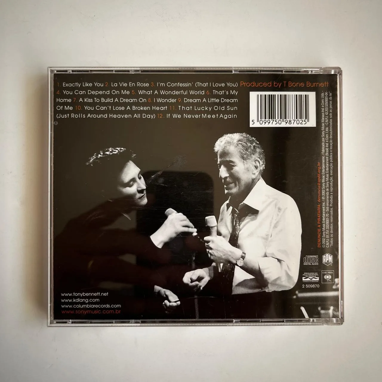 CD Tony Bennett & KD Lang - A Wonderful World - Imagem 2