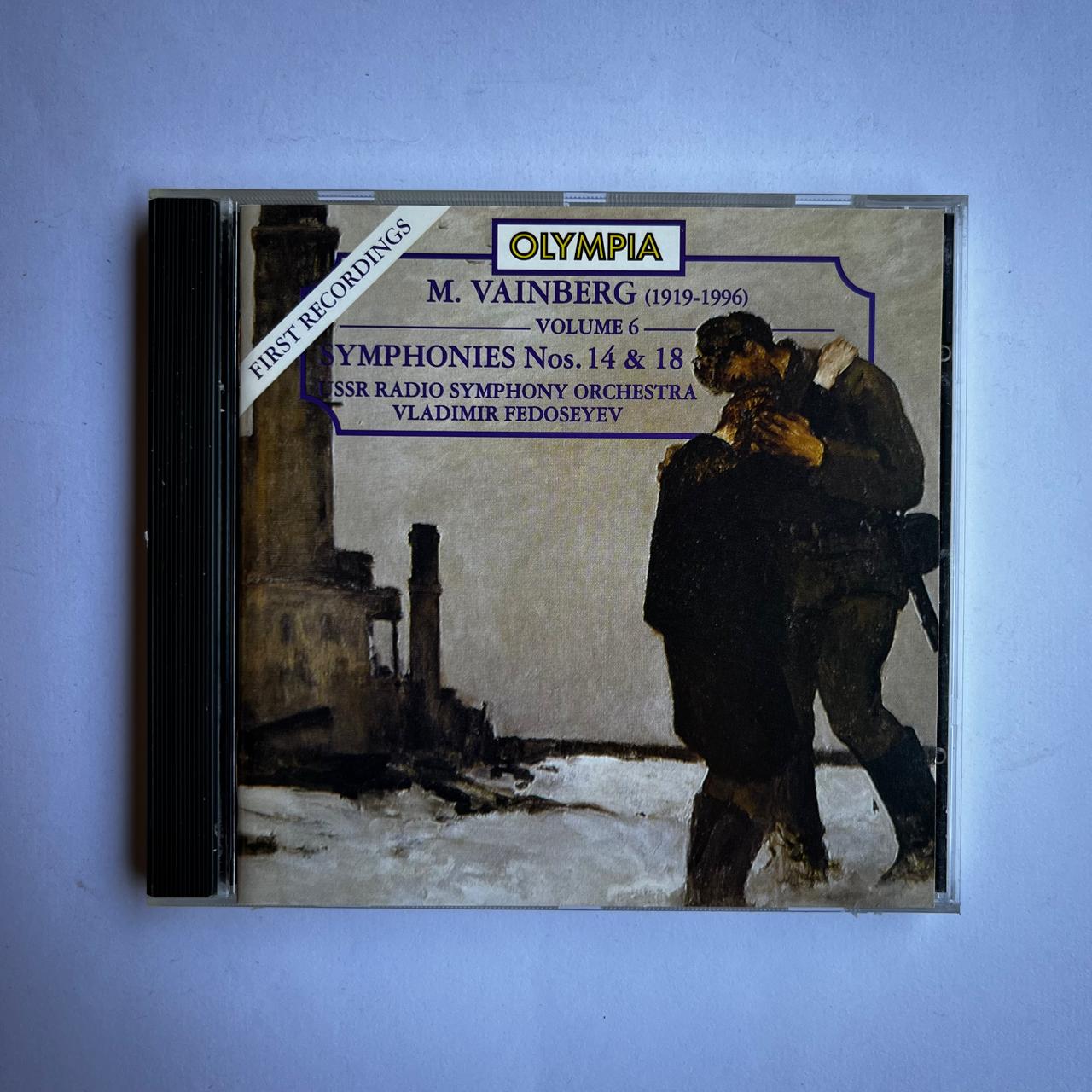 CD Vainberg - Symphonies N° 14 & 18 - REG: Vladmir Fedoseyev - Importado