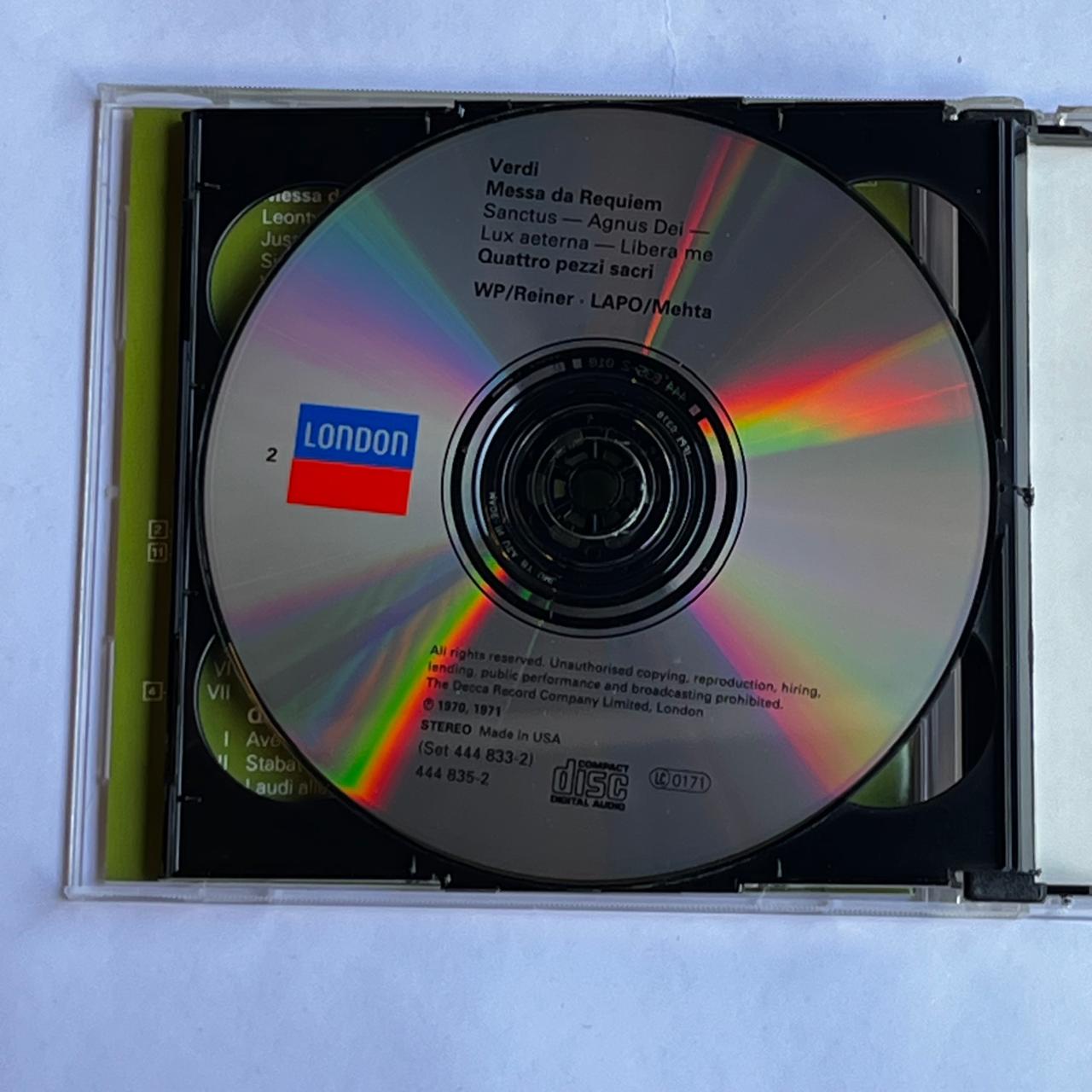 CD Duplo Verdi - Requiem: Quattro Pezzi Sacri - Reg: Fritz Reiner - Importado - Imagem 4