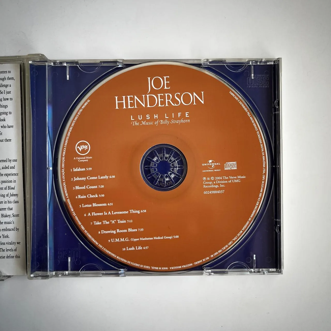 CD Joe Henderson - Lush Life: The Music of Billy Strayhorn - Imagem 3