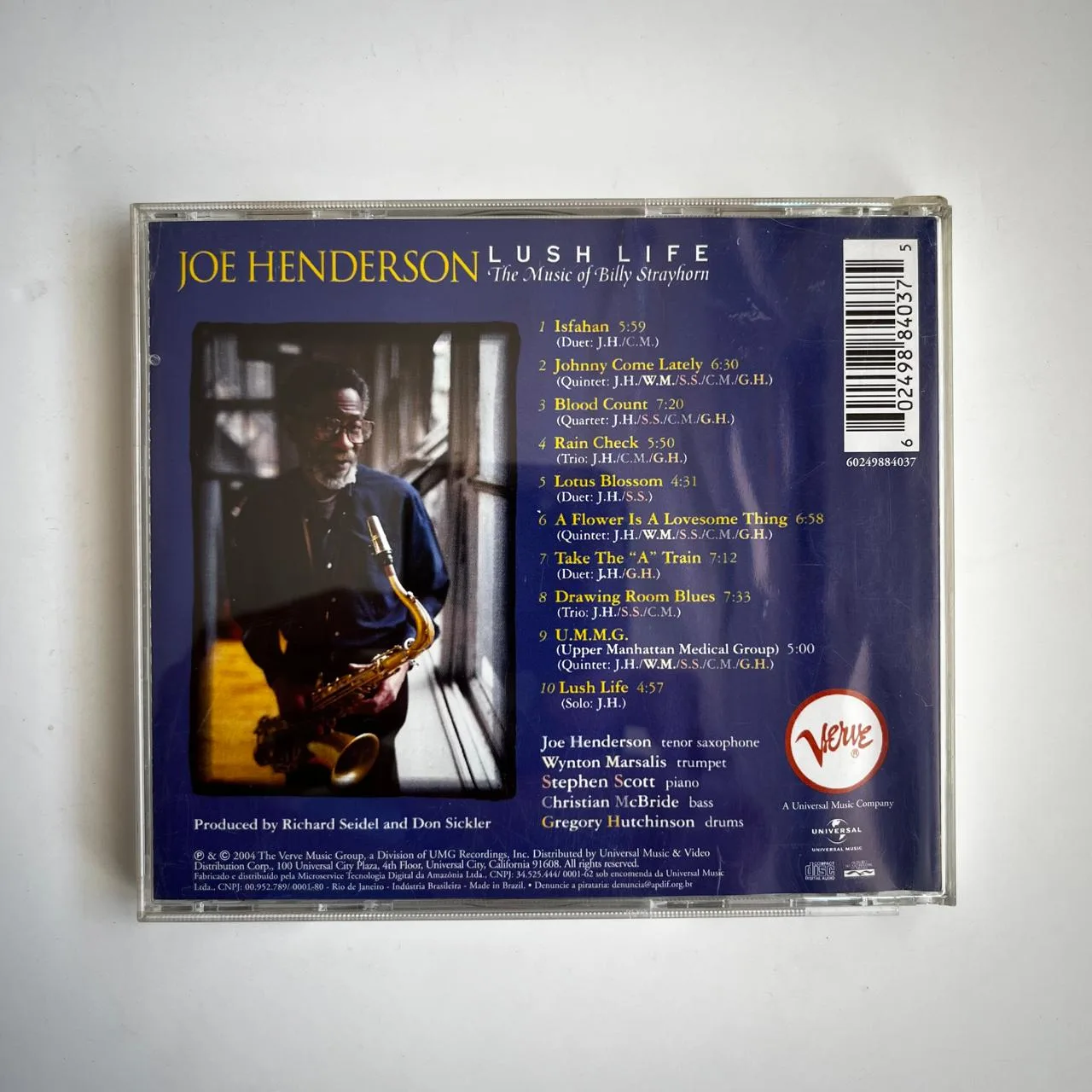 CD Joe Henderson - Lush Life: The Music of Billy Strayhorn - Imagem 2