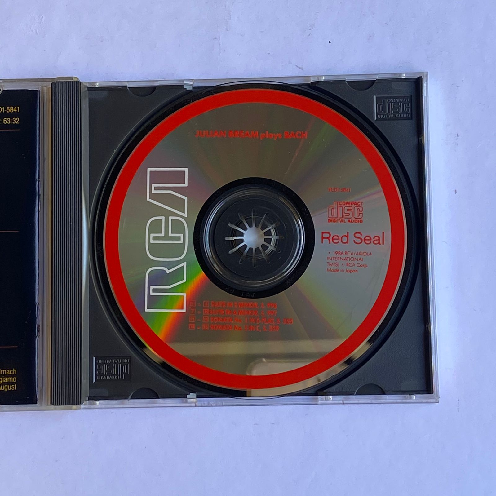 CD Julian Bream Plays Bach - Importado - Imagem 3