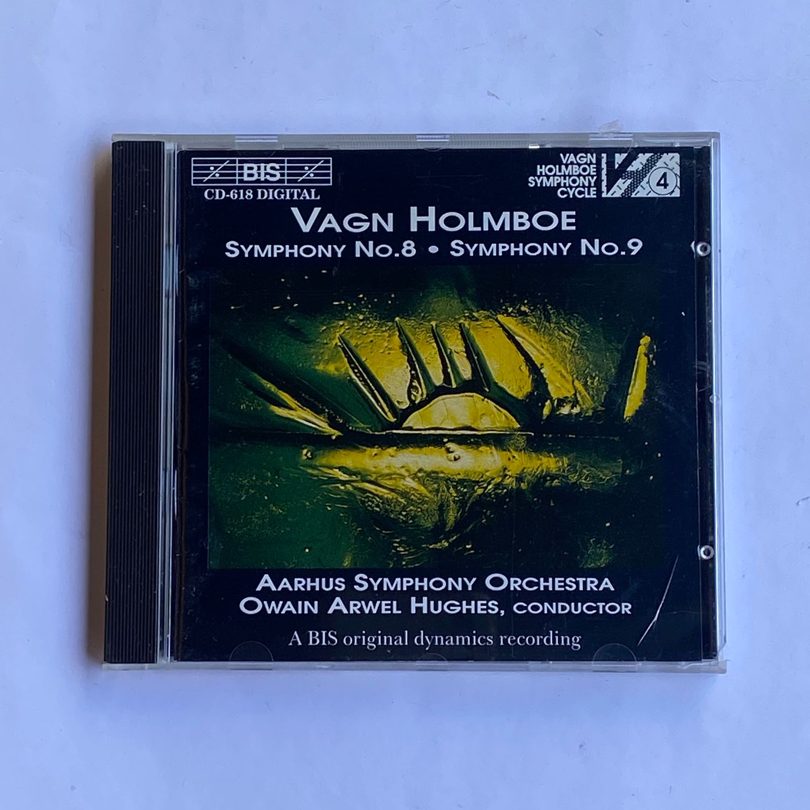 CD Vagn Holmboe - Symohony N° 8 & 9 - Reg: Hughes - Importado