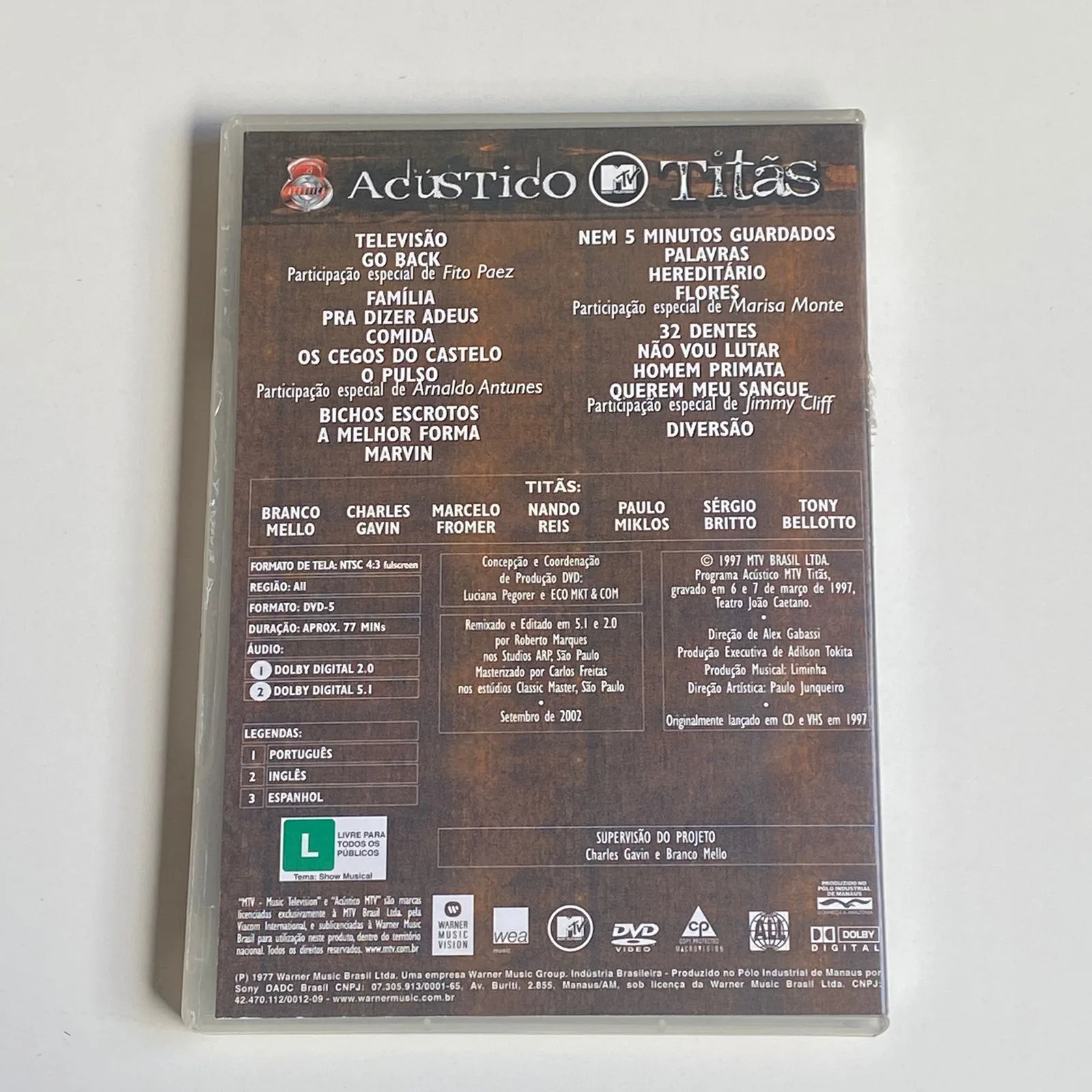 DVD Titãs - Acústico MTV - Imagem 2