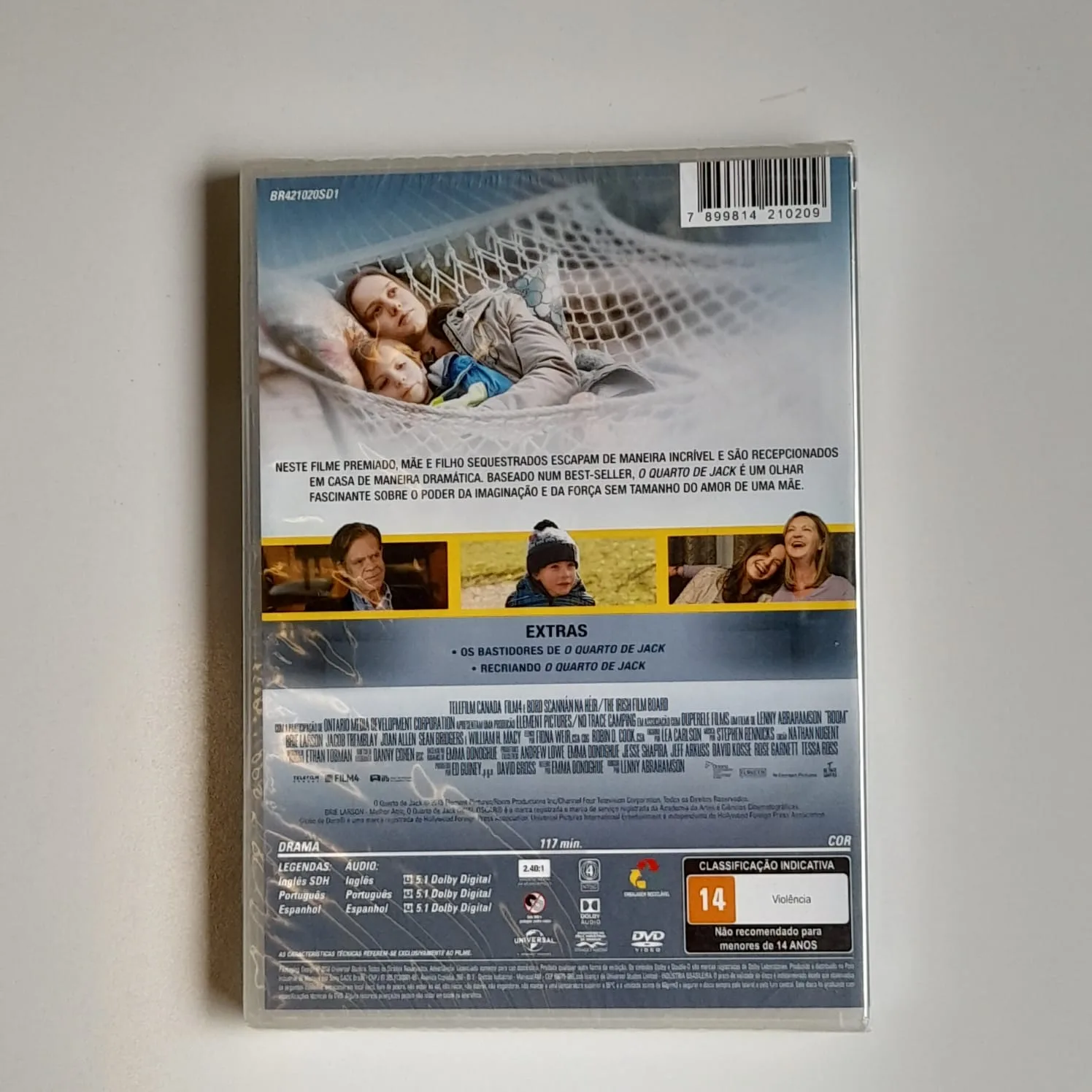 DVD O Quarto de Jack - Lacrado - Imagem 2