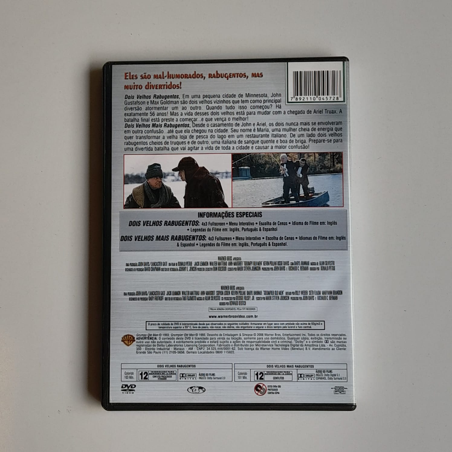 DVD Dois Velhos Rabugentos / Dois Velhos Mais Rabugentos - Imagem 2