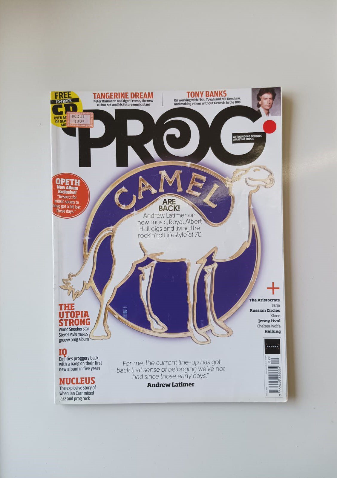 Revista Prog - Camel Are Back ! - October 2019 - Importado