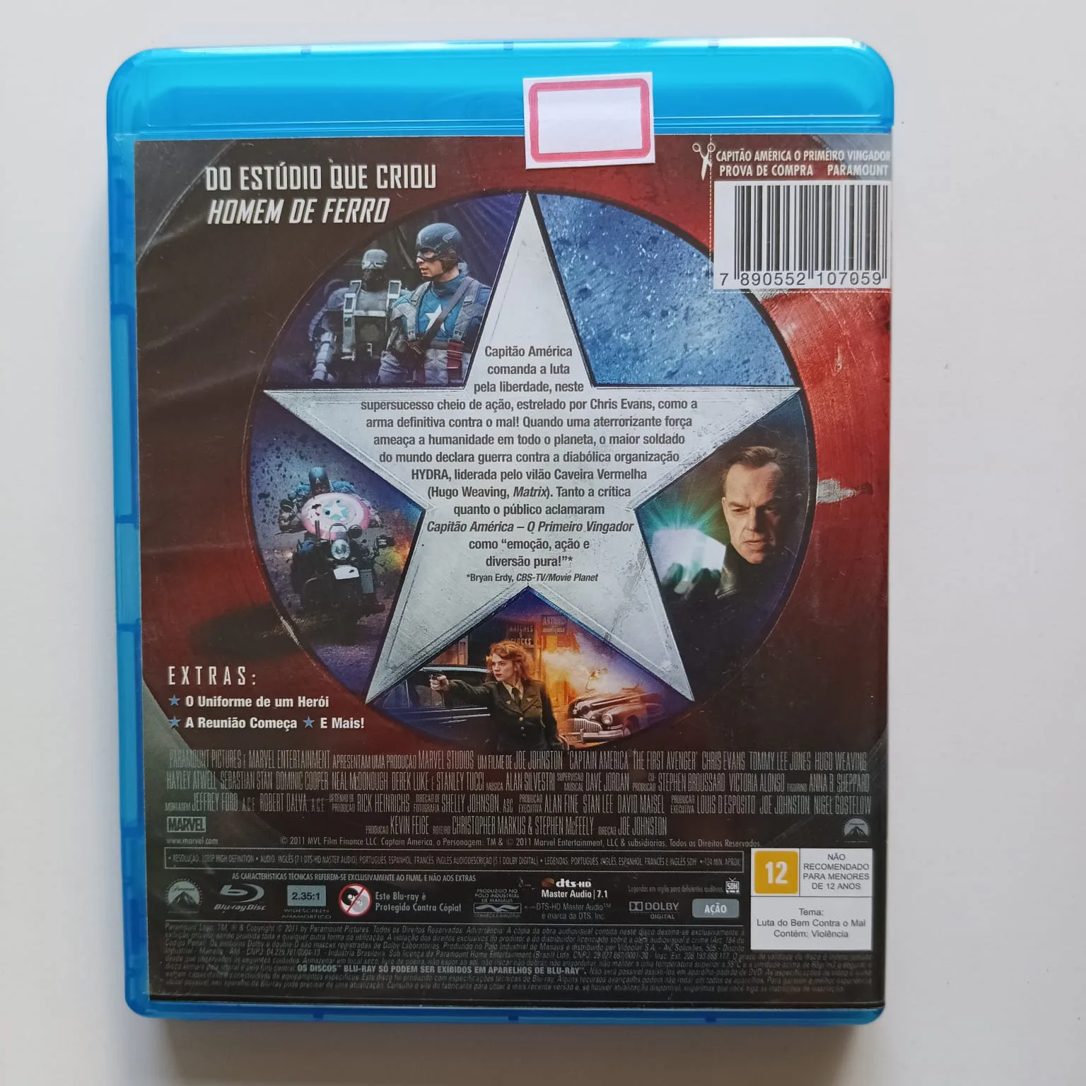 Blu-Ray Capitão América - O Primeiro Vingador - Imagem 2
