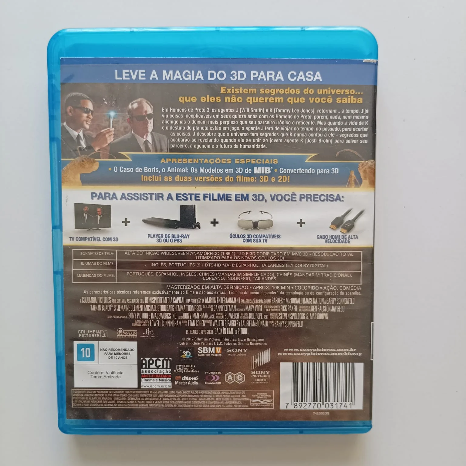 Blu-Ray MIB 3 - Homens de Preto 3 - Imagem 2