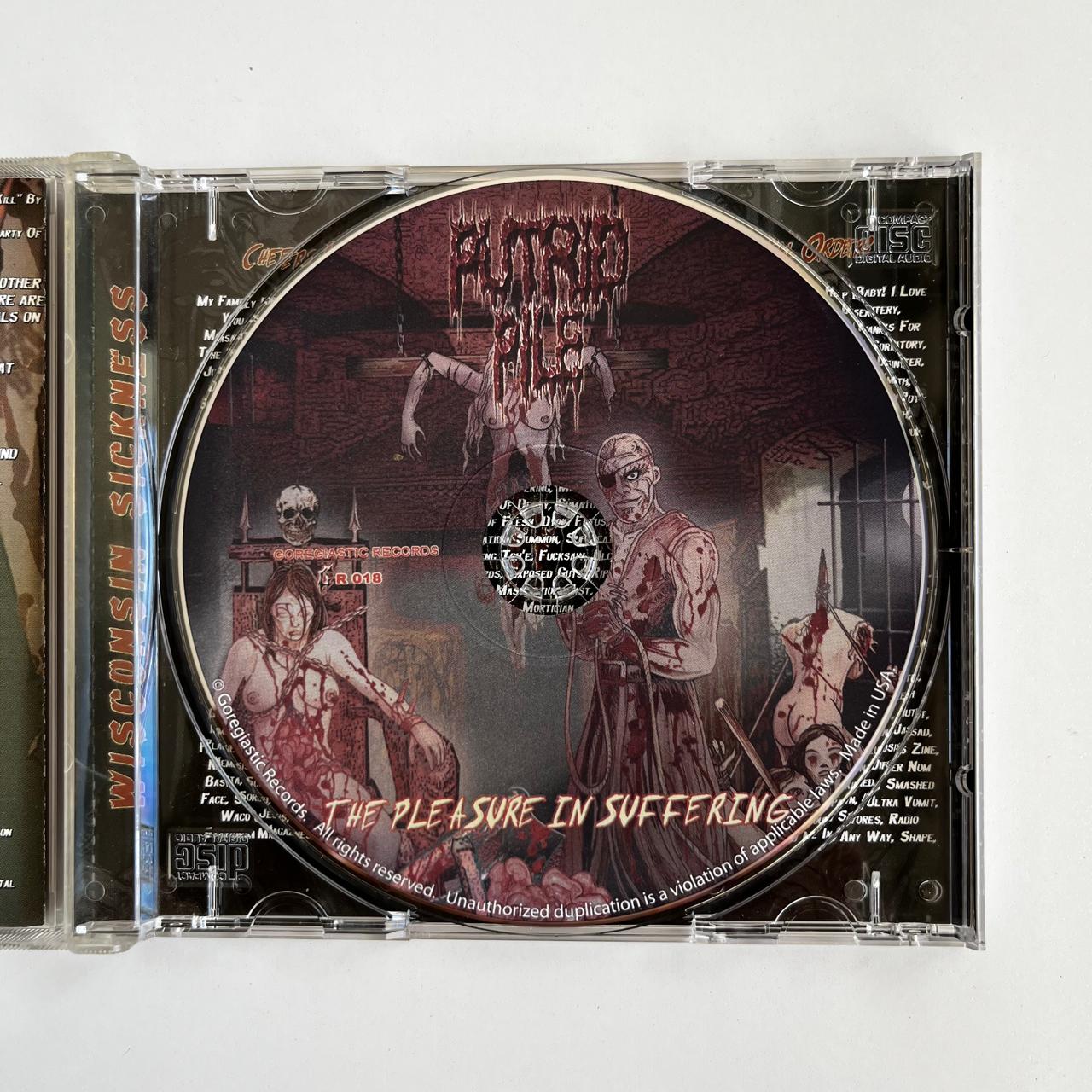 CD Putrid Pile – The Pleasure In Suffering - Importado - Imagem 3