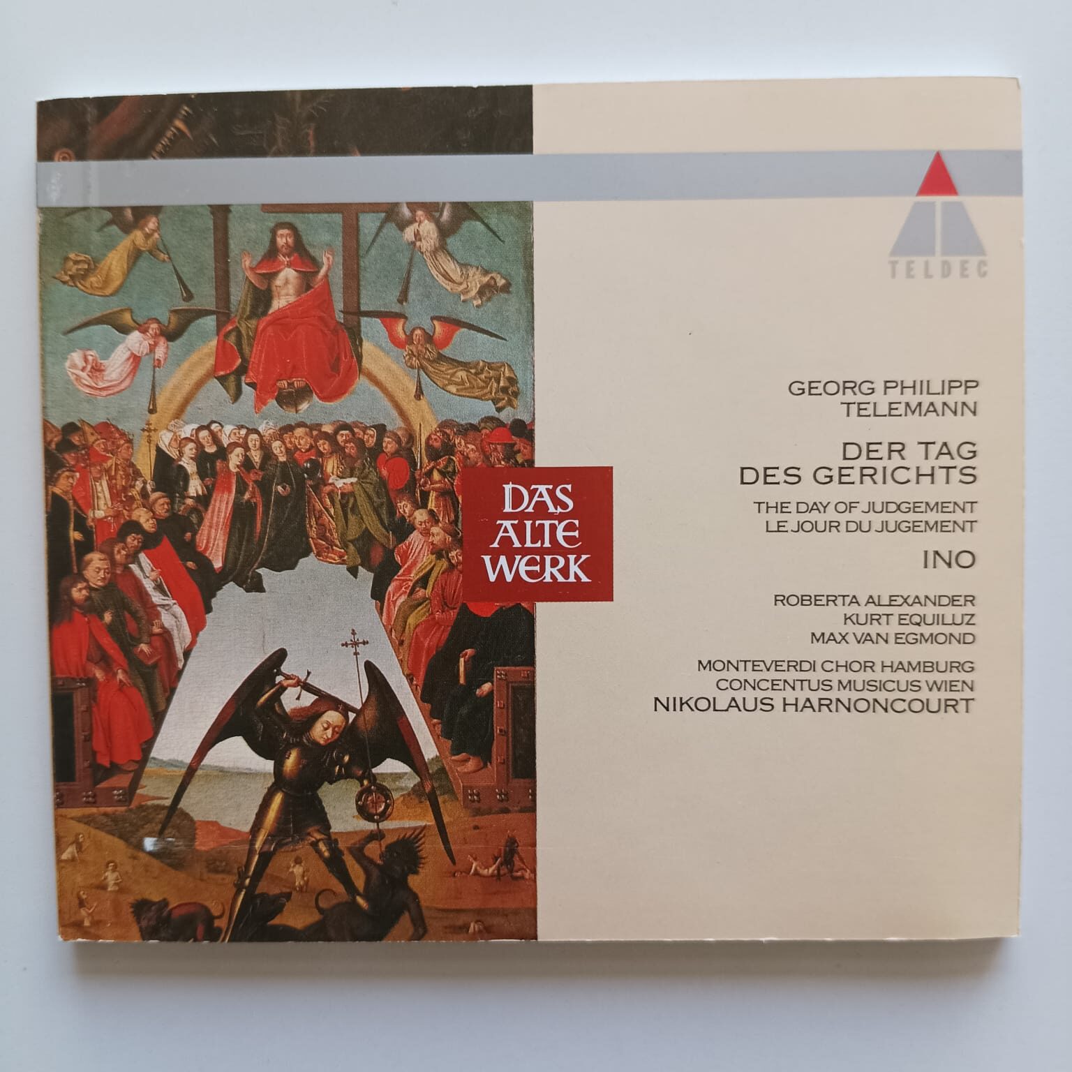 Box CD Telemann - Der Tag Des Gerichts - Reg: Harnoncourt - Importado (2CDs) - Imagem 3