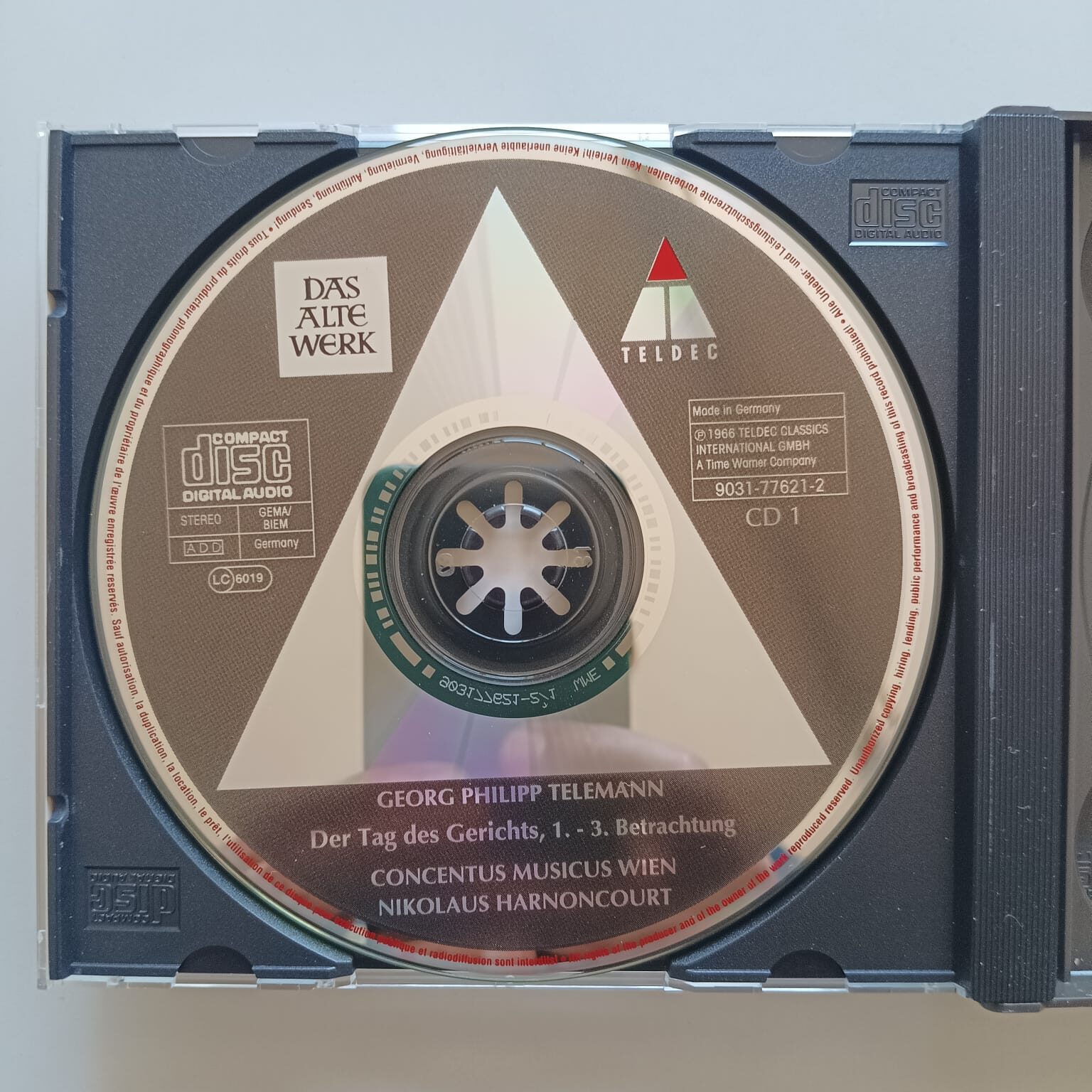 Box CD Telemann - Der Tag Des Gerichts - Reg: Harnoncourt - Importado (2CDs) - Imagem 4