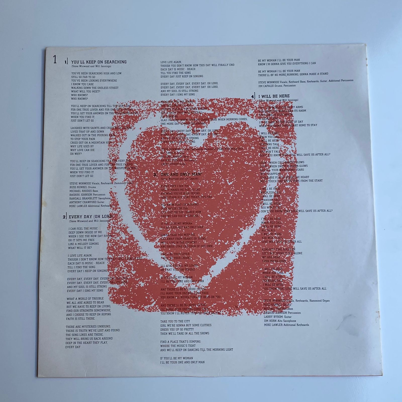 LP Steve Winwood – Refugees Of The Heart - Imagem 3