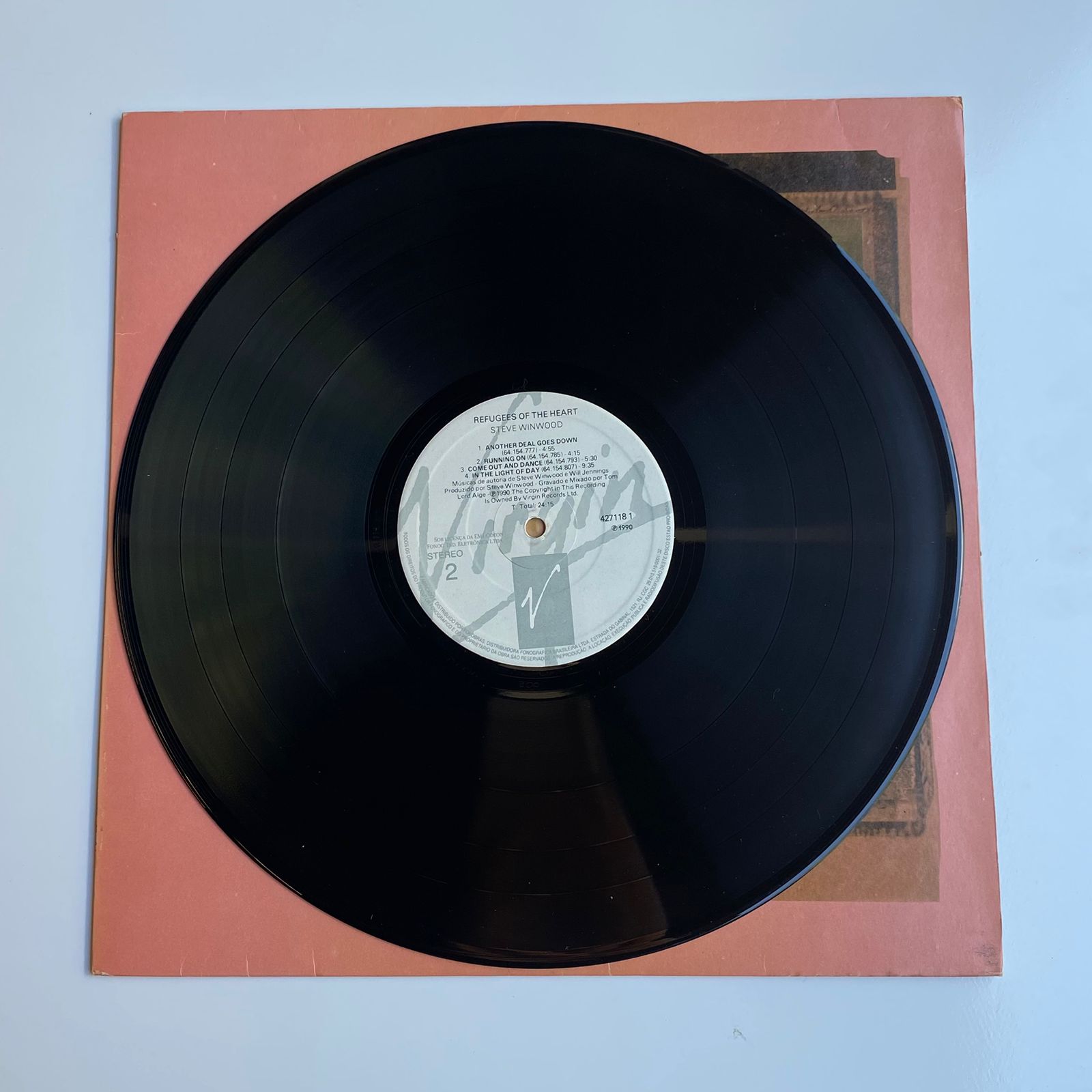 LP Steve Winwood – Refugees Of The Heart - Imagem 4