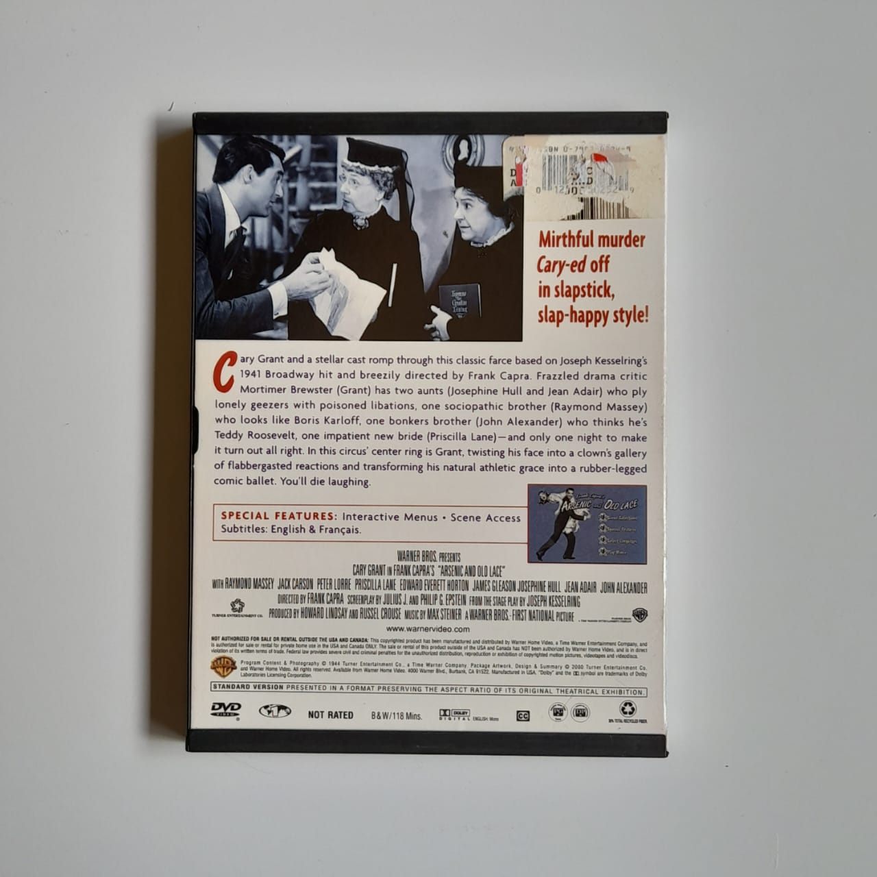 DVD Arsenic and Old Lace - Imagem 2