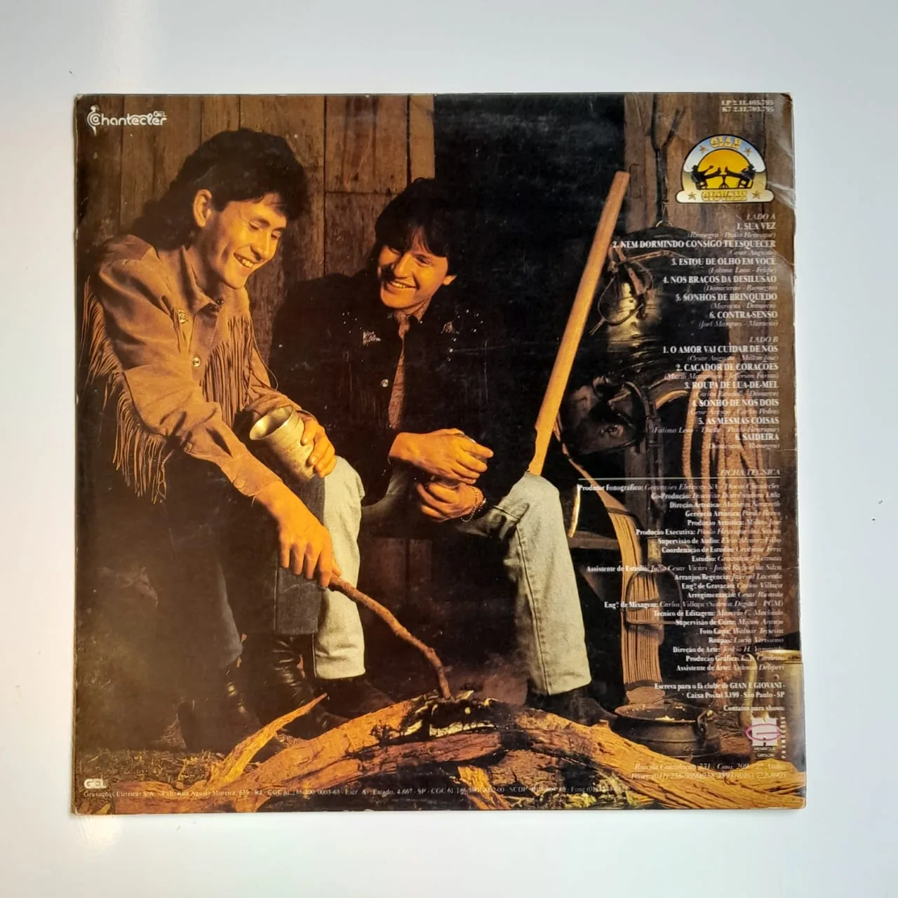 LP Gian E Giovani – Gian E Giovani - Vol. 2 - Imagem 2