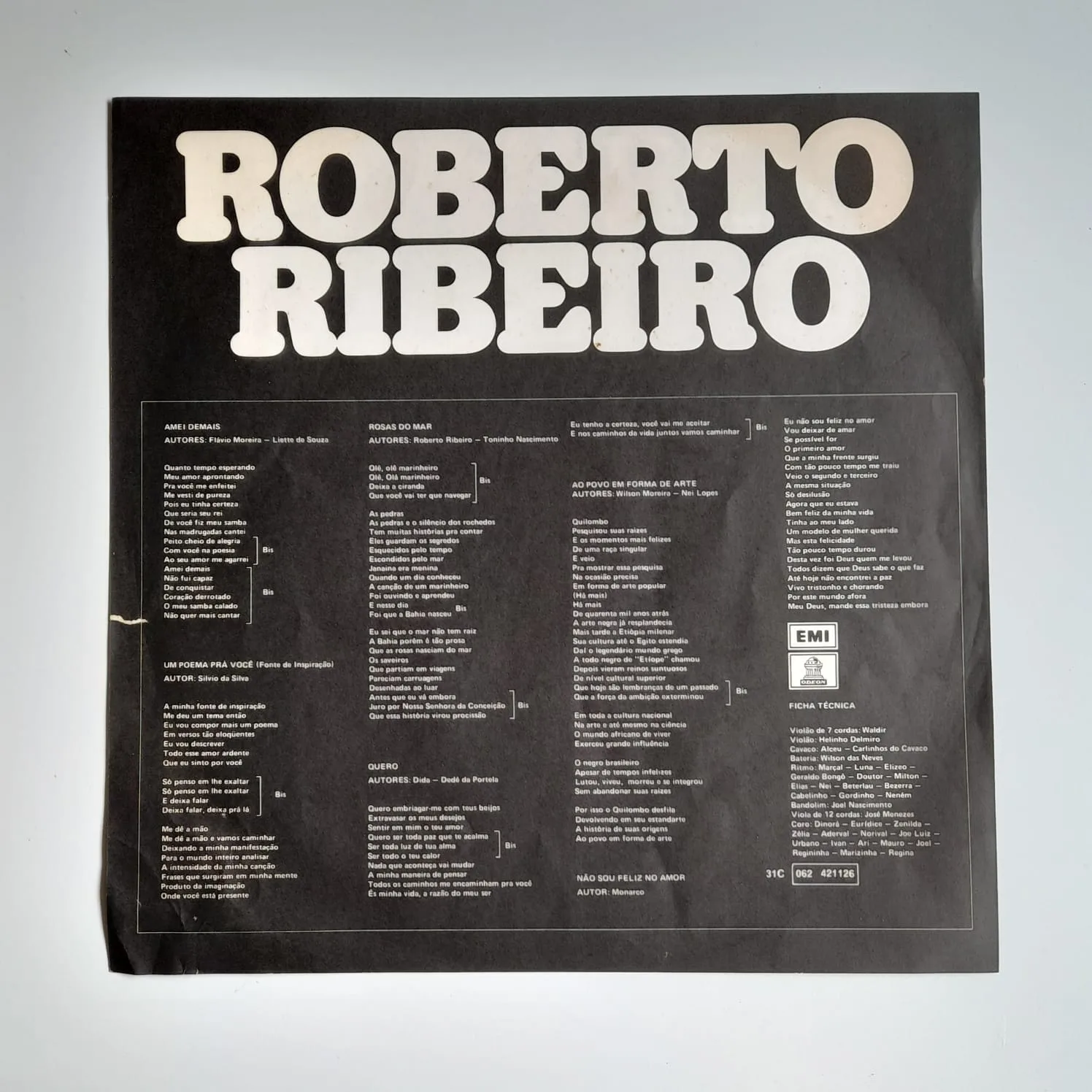 LP Roberto Ribeiro – Roberto Ribeiro (1978) - Imagem 5