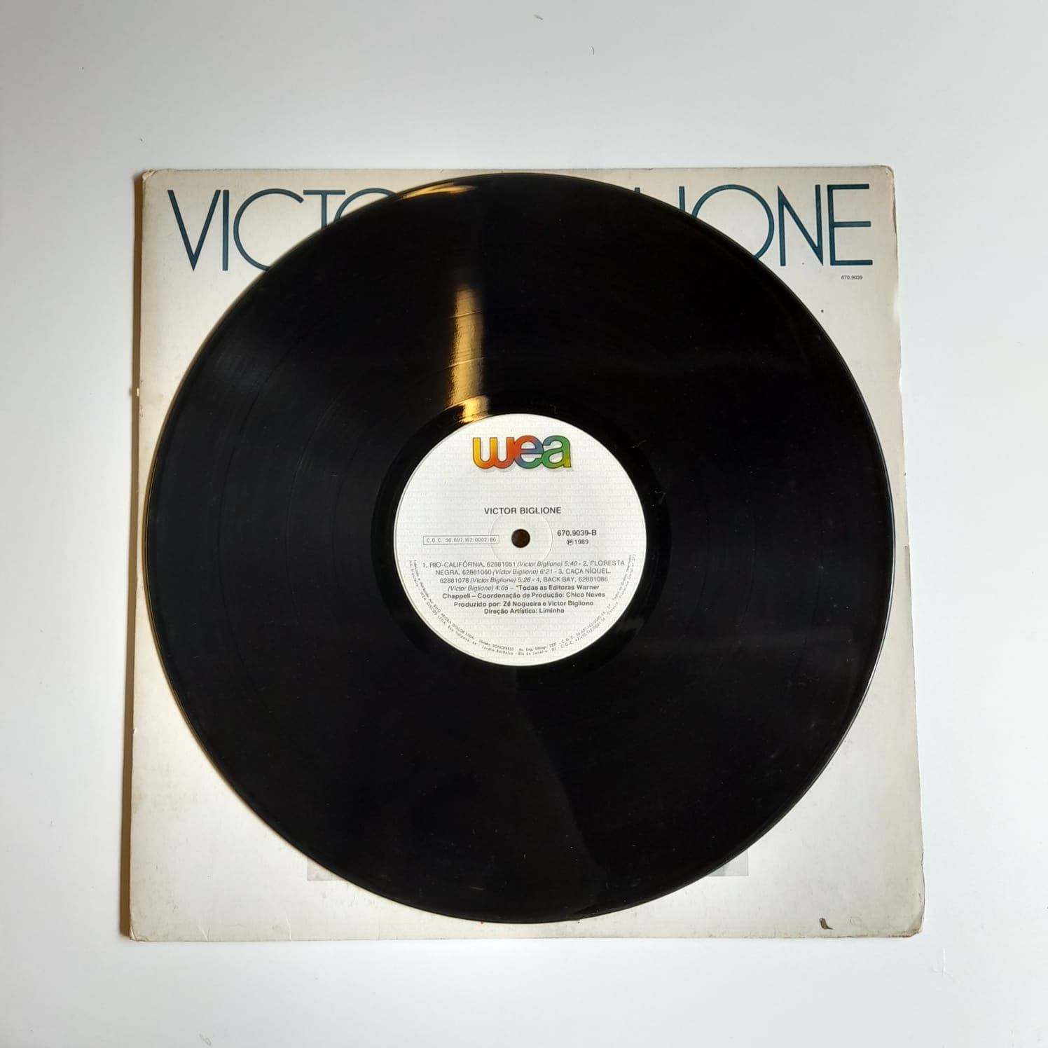 LP Victor Biglione – Victor Biglione (1986) - Imagem 3