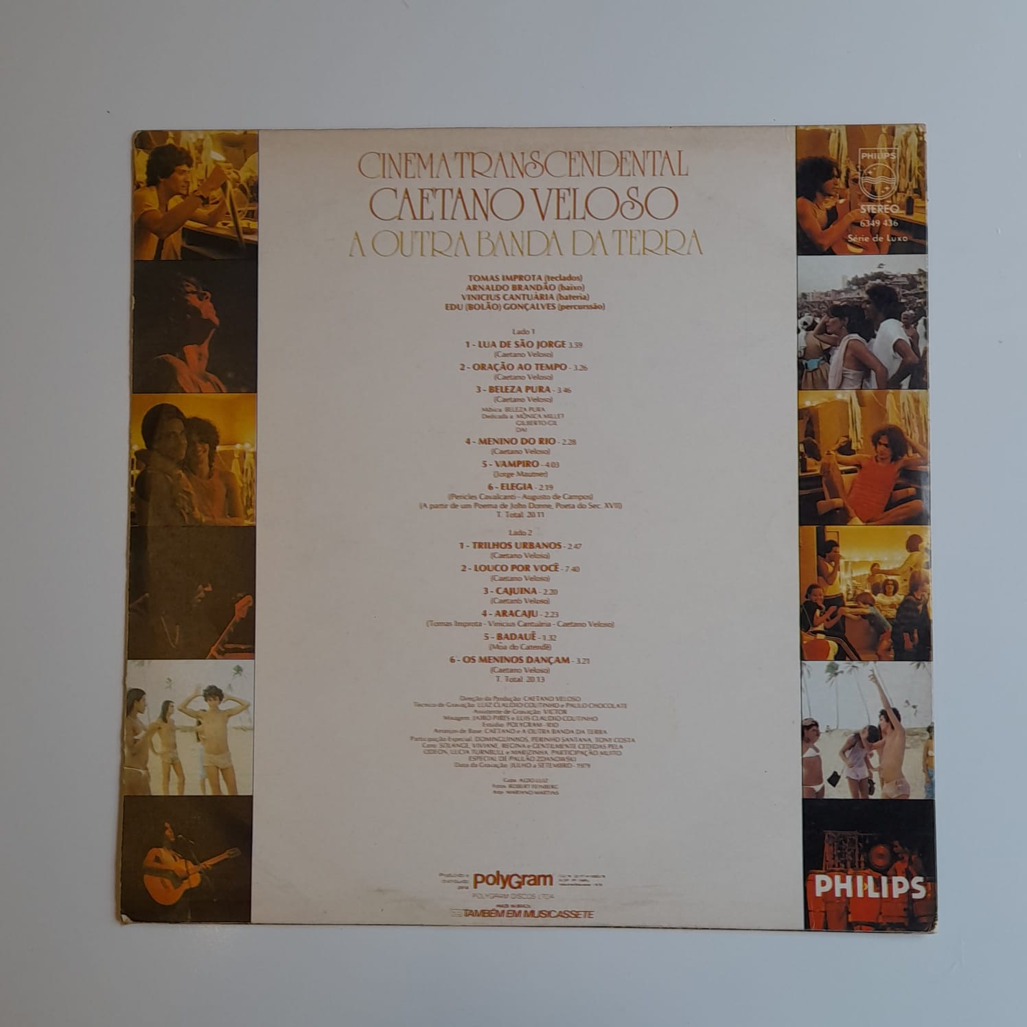 LP Caetano Veloso & A Outra Banda Da Terra – Cinema Transcendental - Imagem 2