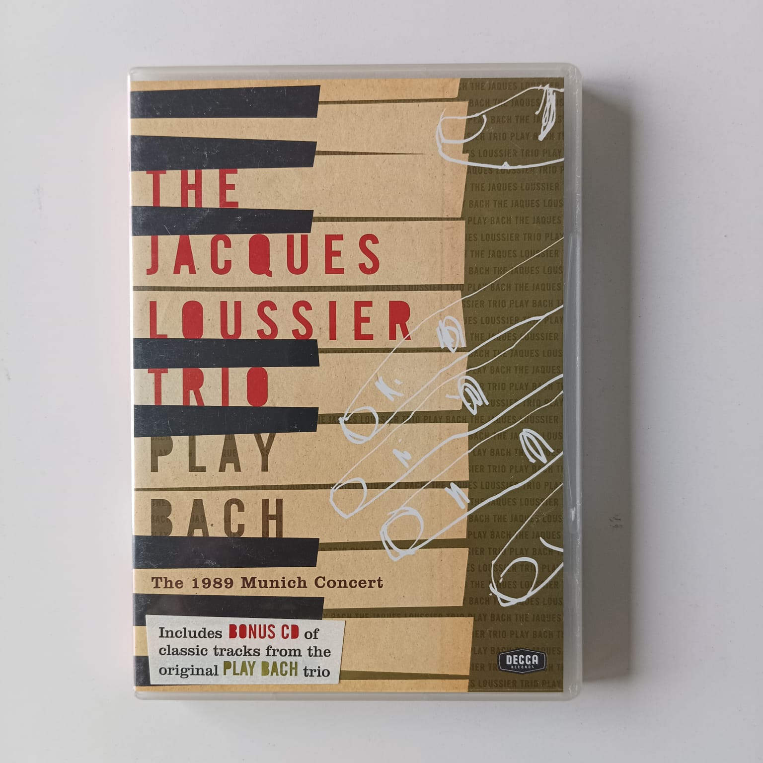 DVD Bach - The Jacques Loussier Trio Plays Bach - DVD+CD Importado