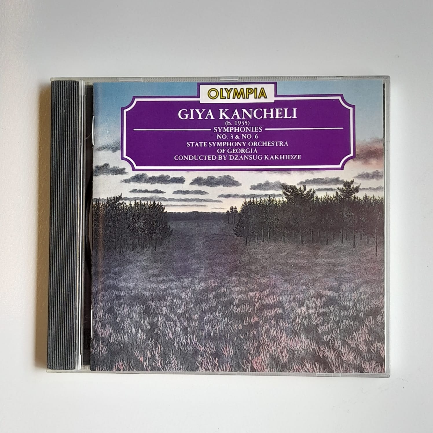 CD Giya Kancheli – Symphonies No. 3 & No. 6 - Reg: Dzansug Kakhidze -Importado