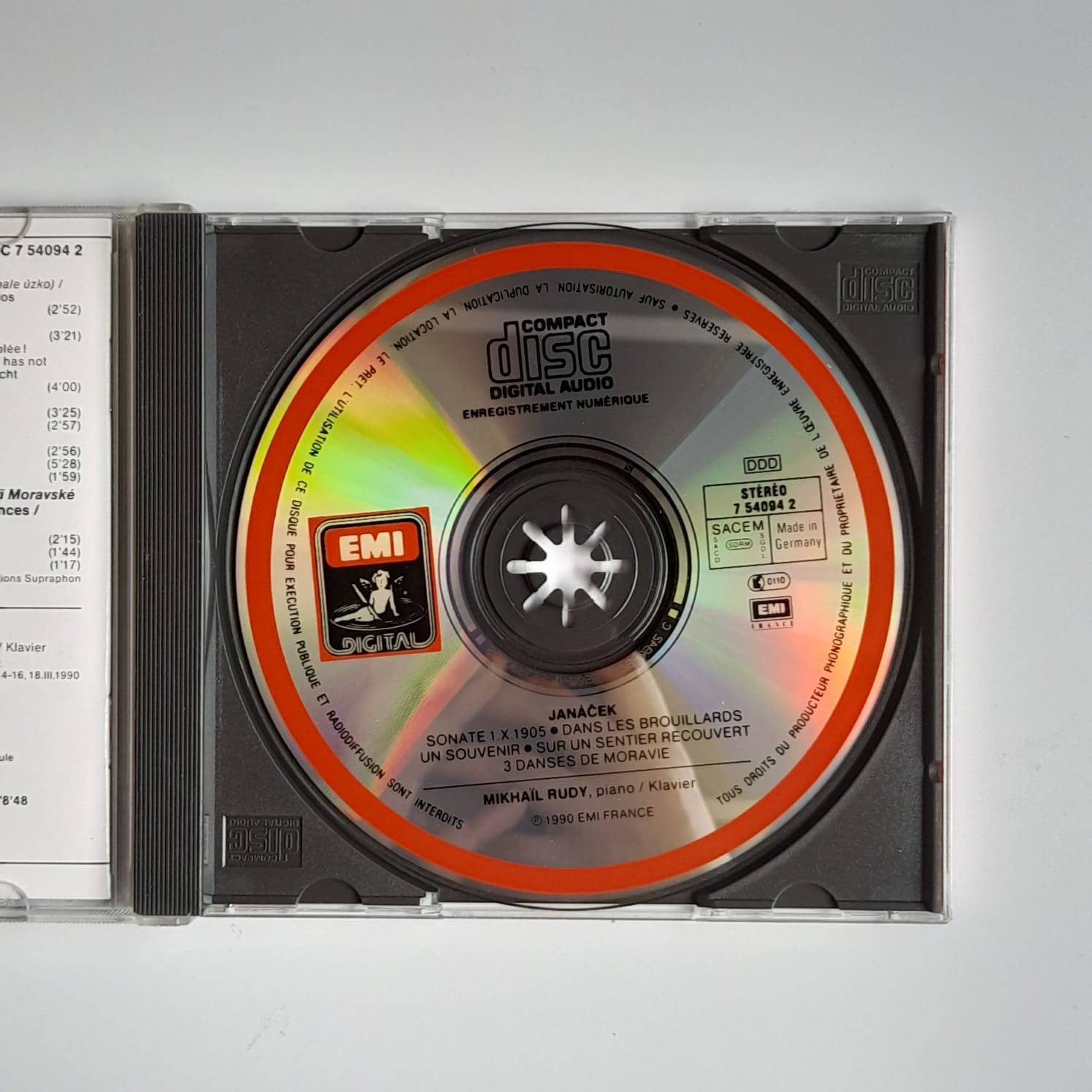 CD Janáček – Œuvres Pour Piano / Piano Works / Klavierwerke - Reg: - Imagem 3