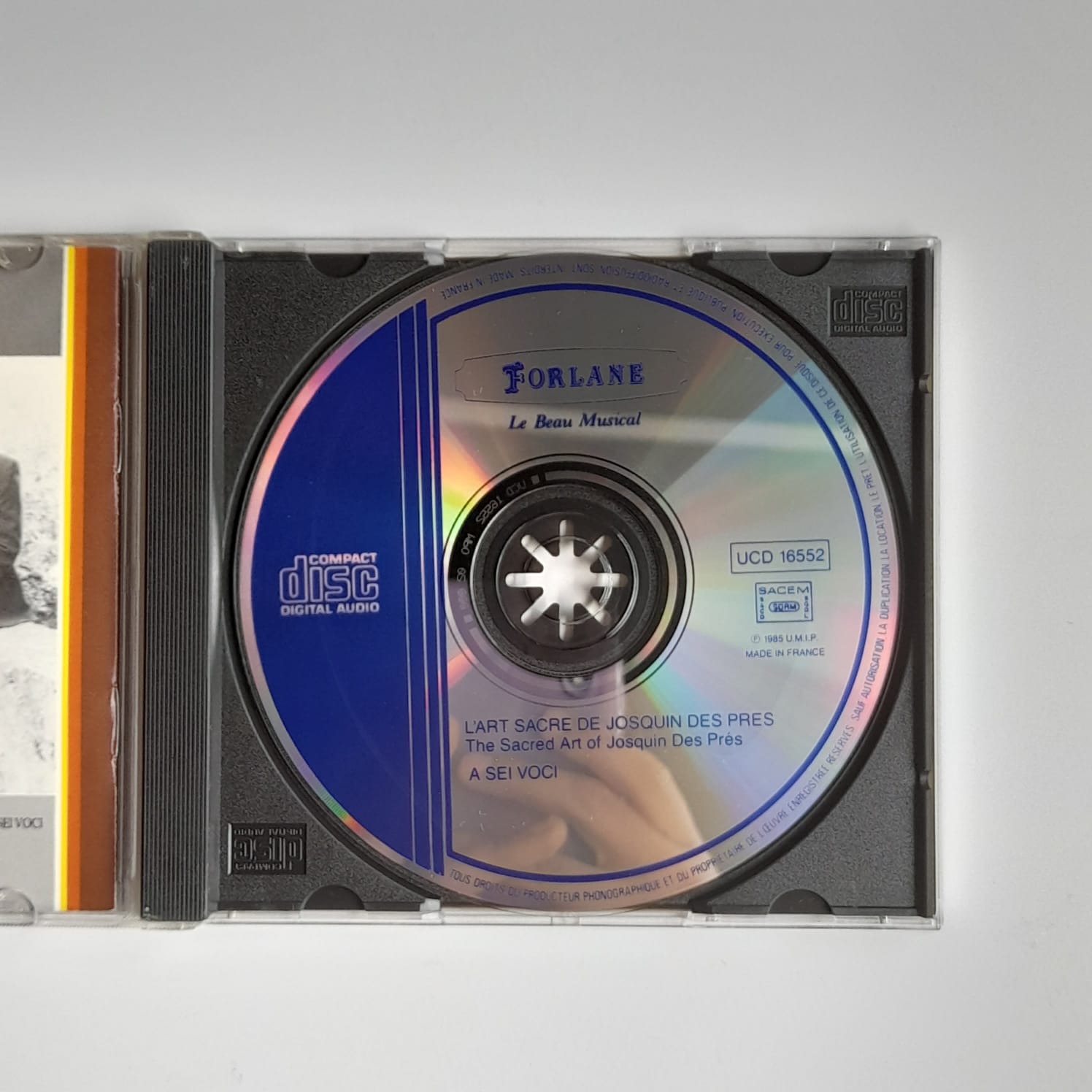 CD Josquin Des Prés – L'Art Sacré De Josquin Des Prés - Reg: - Importado - Imagem 3