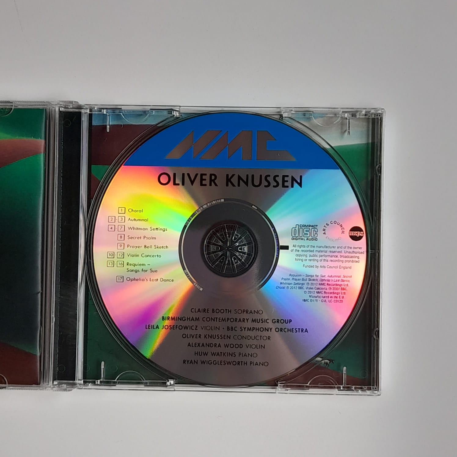 CD Oliver Knussen – Choral / Autumnal / Violin Concerto / Requiem - Songs For Sue - Importado - Imagem 3