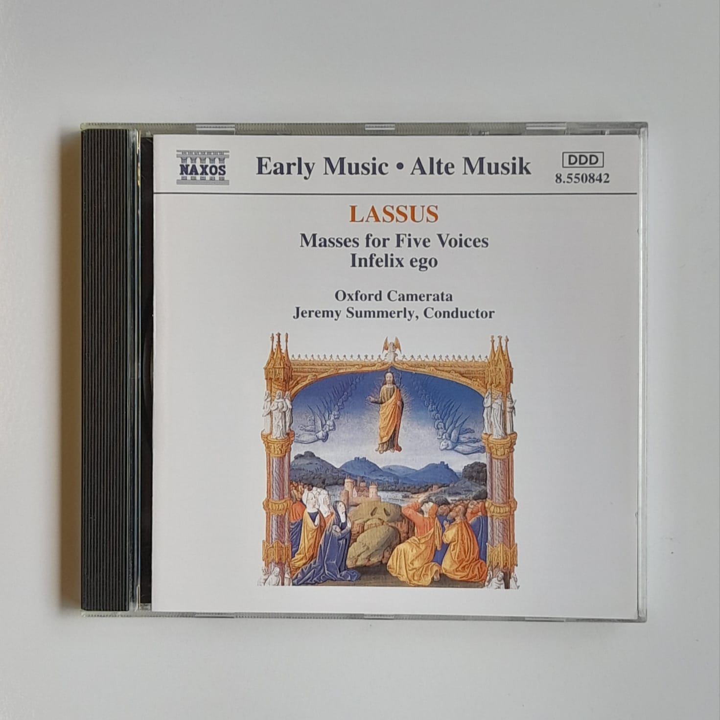 CD Lassus – Masses For Five Voices • Infelix Ego - Reg: Jeremy Summerly