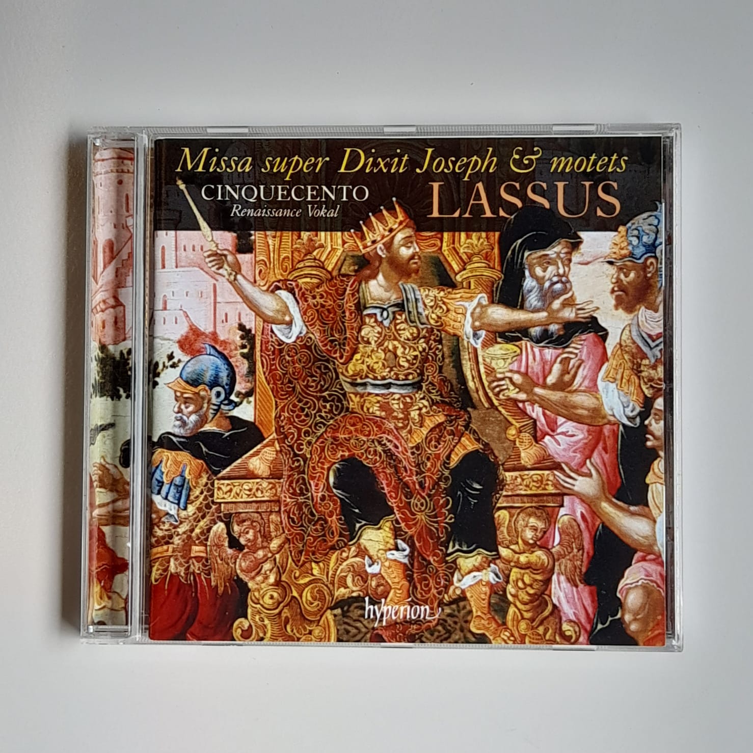 CD Lassus – Missa Super Dixit Joseph & Motets - Reg: Cinquecento - Importado
