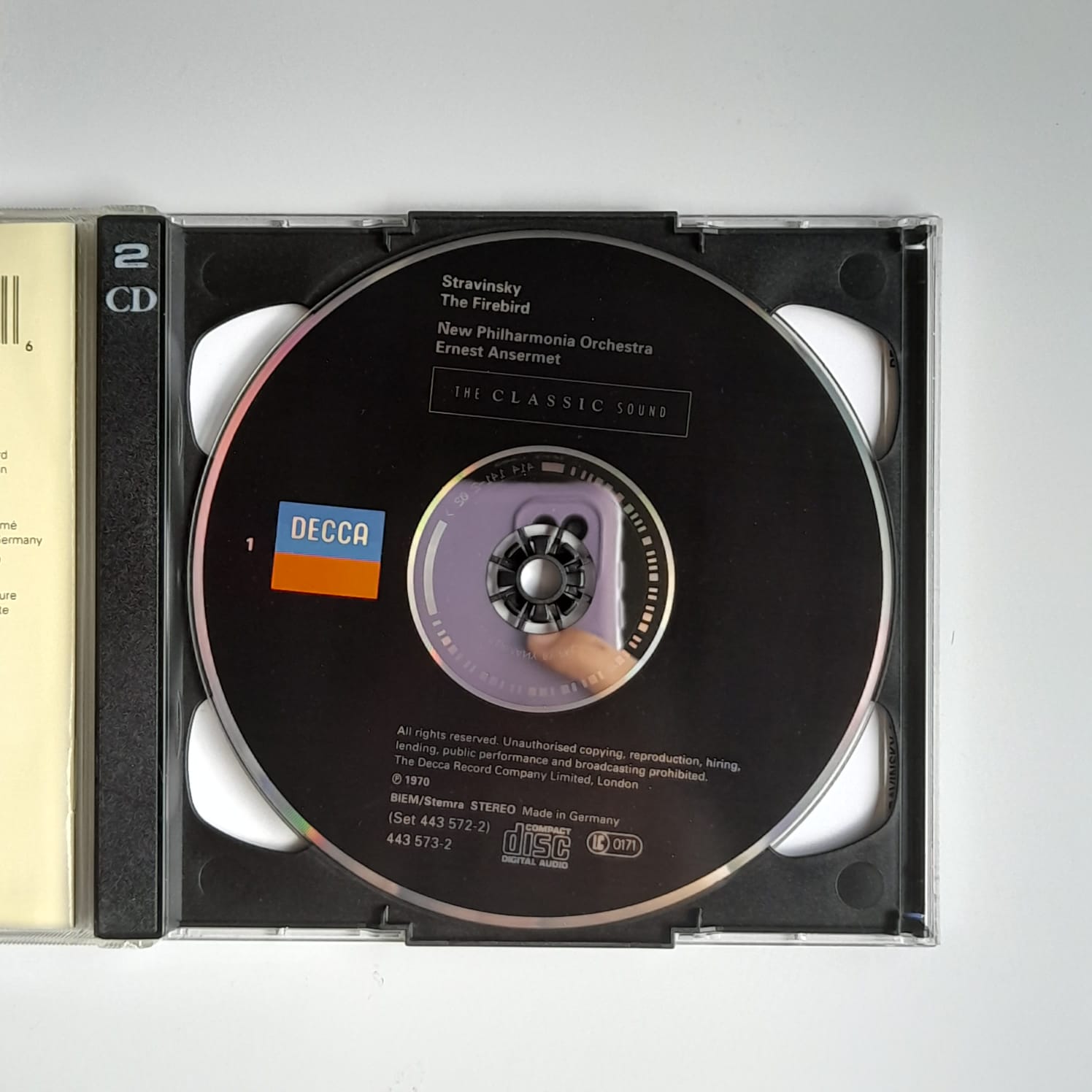 CD Duplo Stravinsky & Ansermet – Ansermet Rehearses And Conducts The Firebird - Importado - Imagem 3