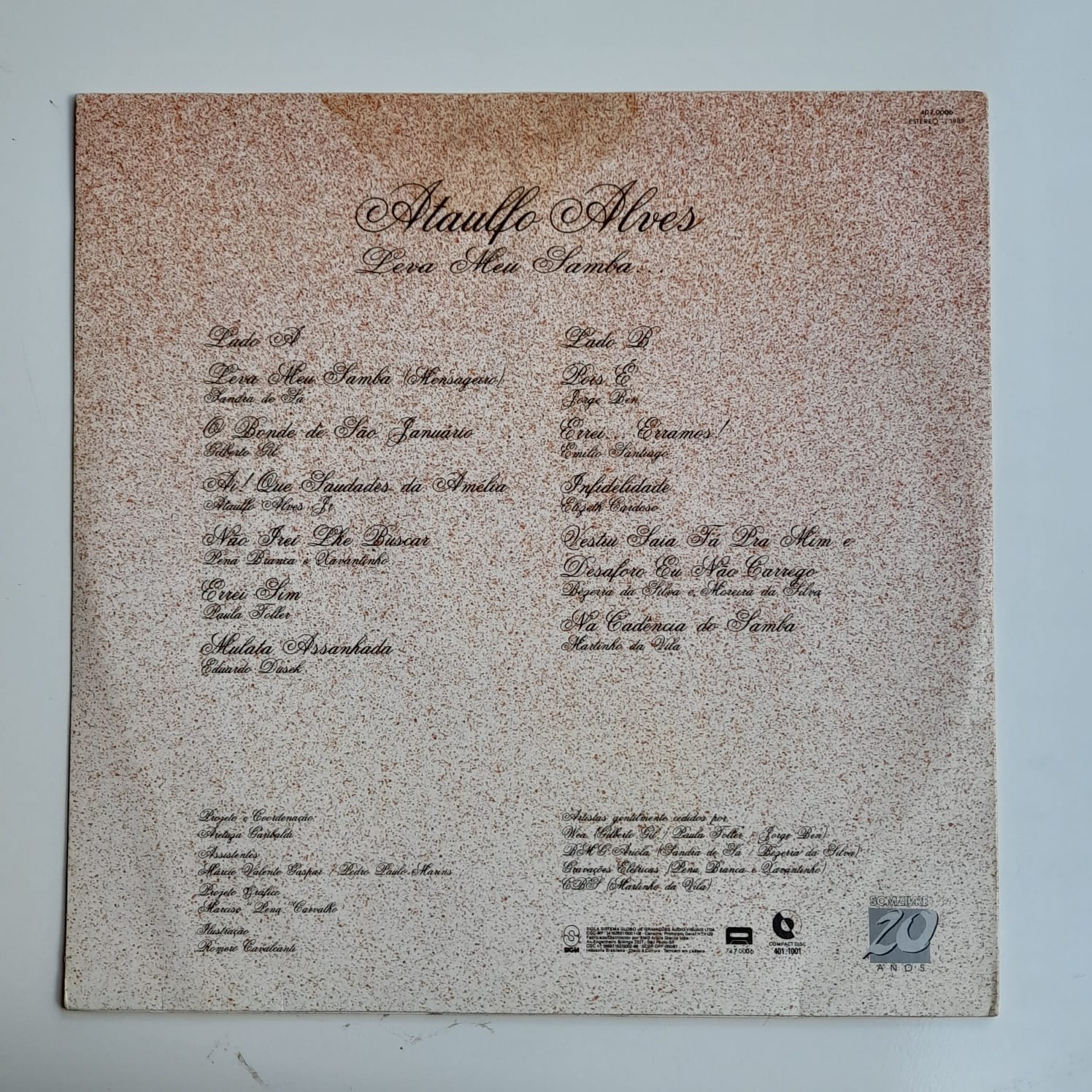 LP Ataulfo Alves - Leva Meu Samba - Imagem 2