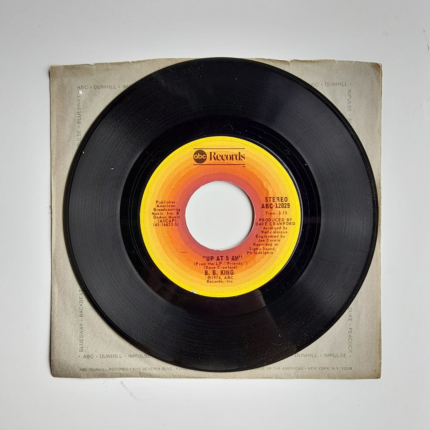 COMPACTO B.B King - Philadelphia - Importado
