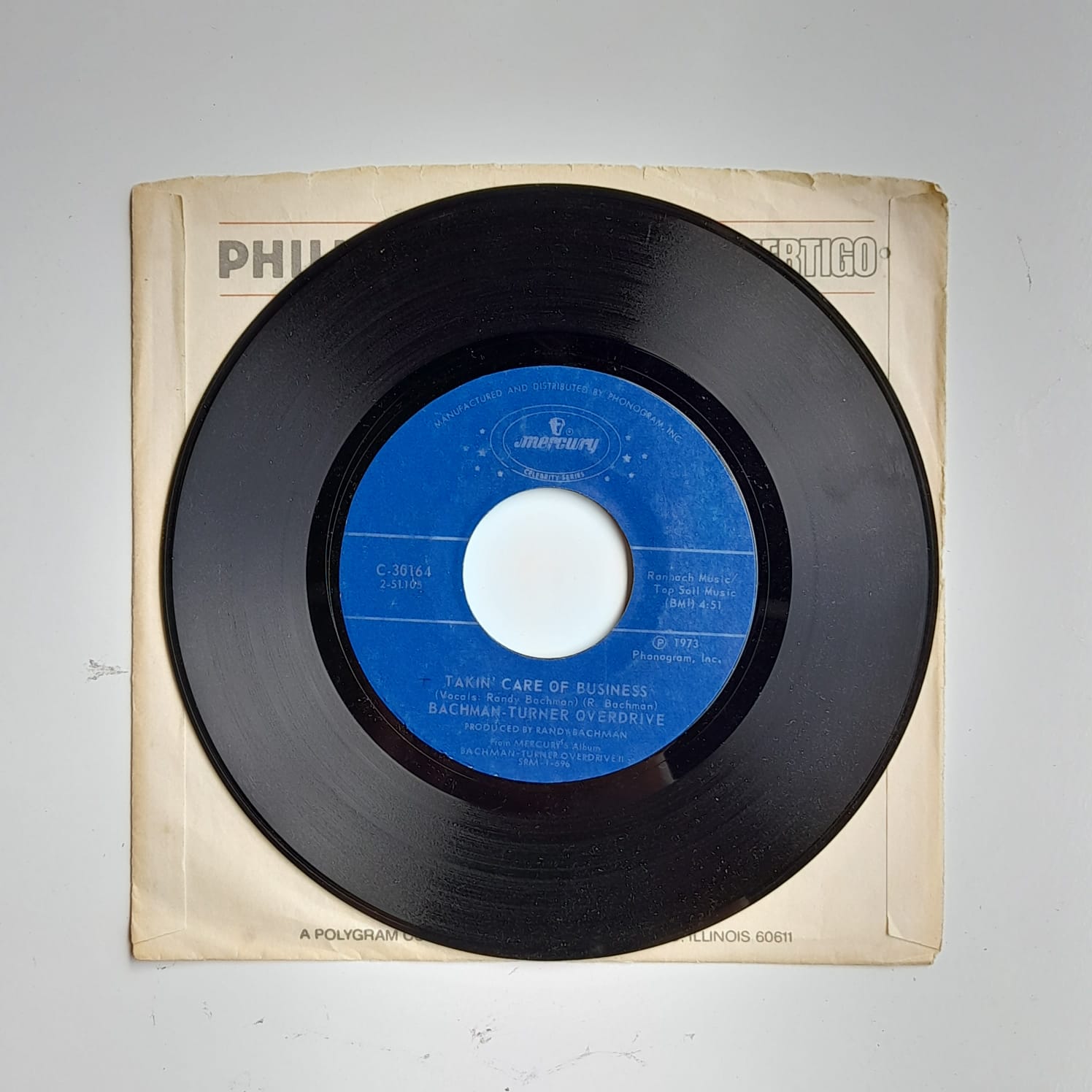 COMPACTO Backman-Turner Overdrive - Takin' Care of Business - Importado