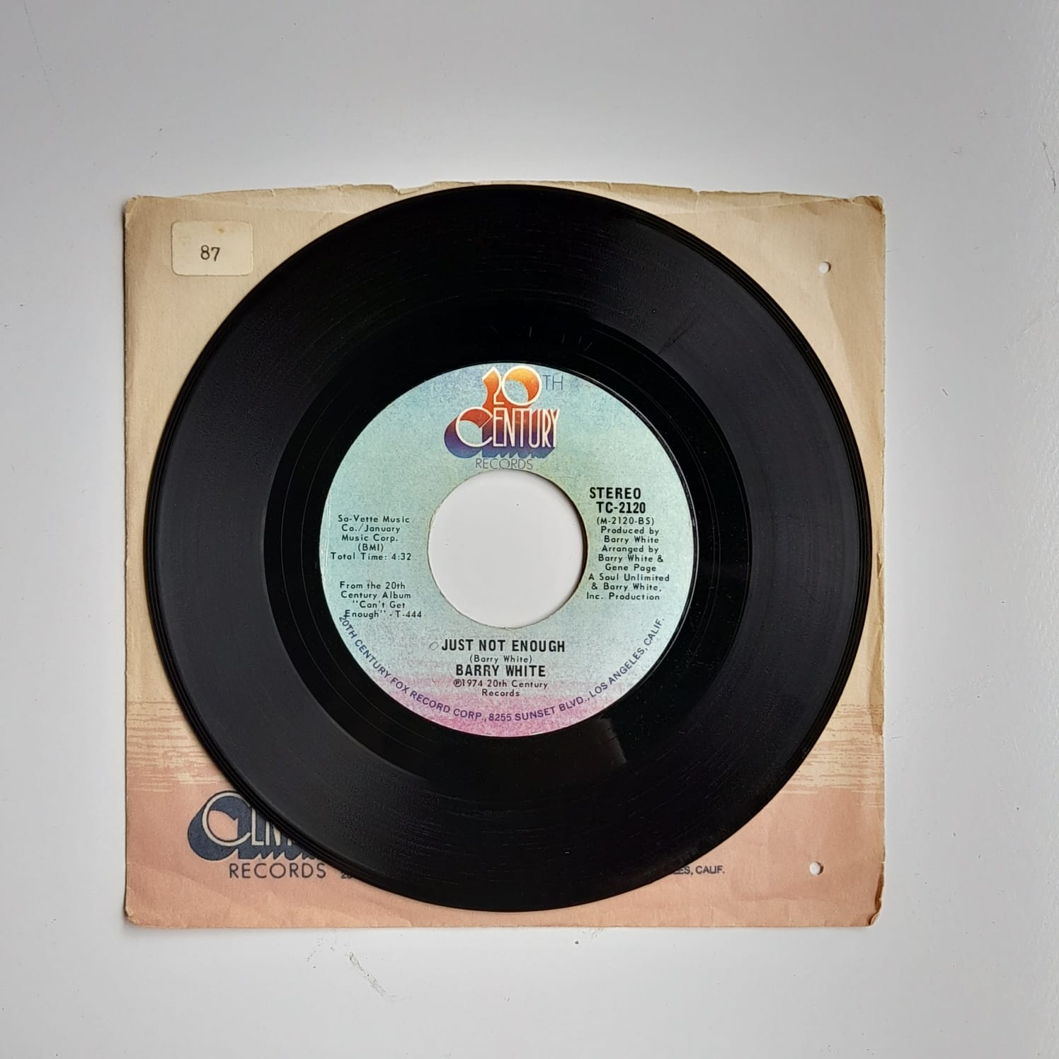 COMPACTO Barry White - Just Not Enough - Importado