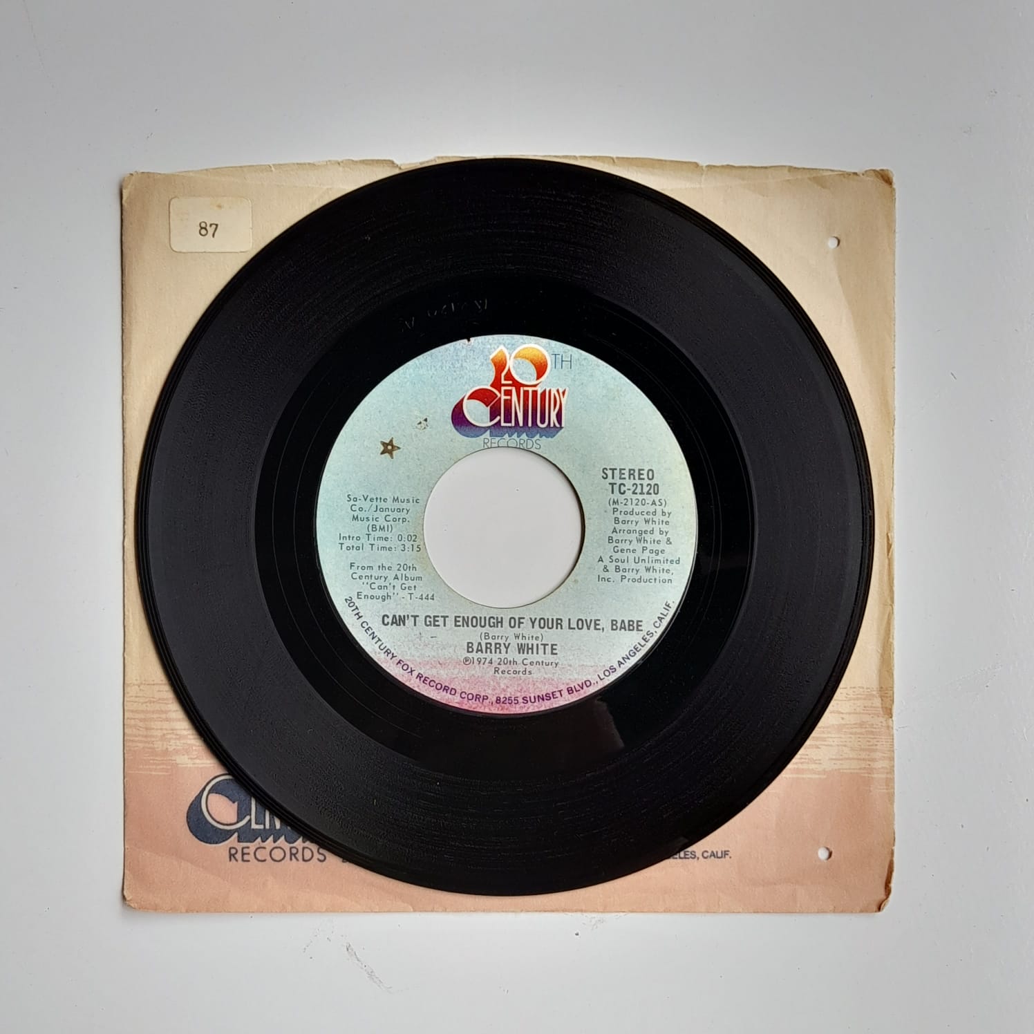 COMPACTO Barry White - Just Not Enough - Importado - Imagem 2