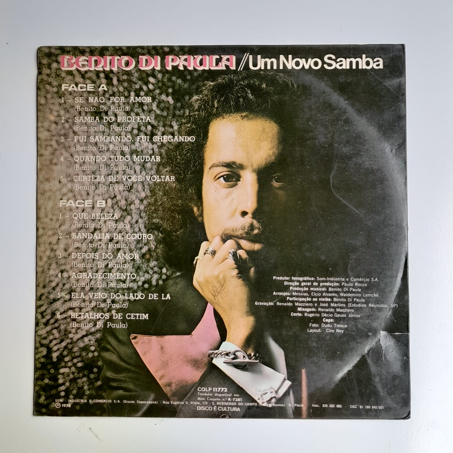 LP Benito Di Paula – Um Novo Samba - Imagem 2