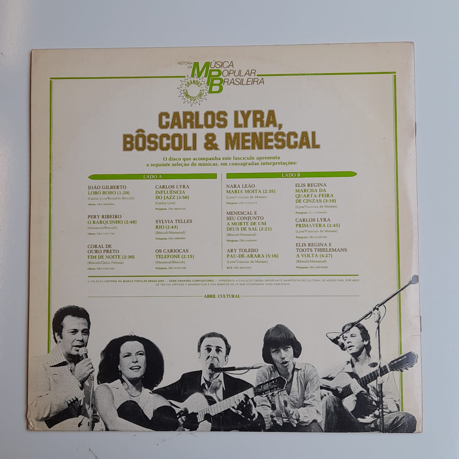 LP Carlos Lyra, Bôscoli & Menescal - História Da Música Popular Brasileira - Imagem 2