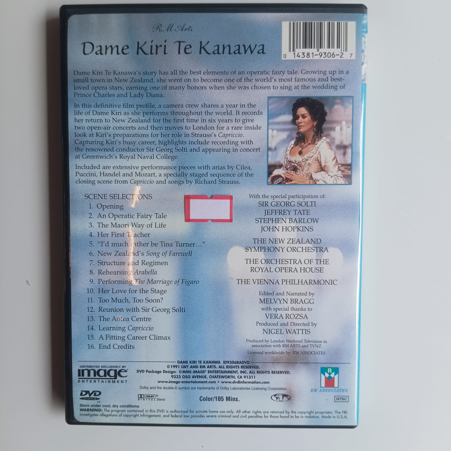 DVD Dame Kiri Te Kanawa - Reg: Sir Georg Solti - Importado - Imagem 2