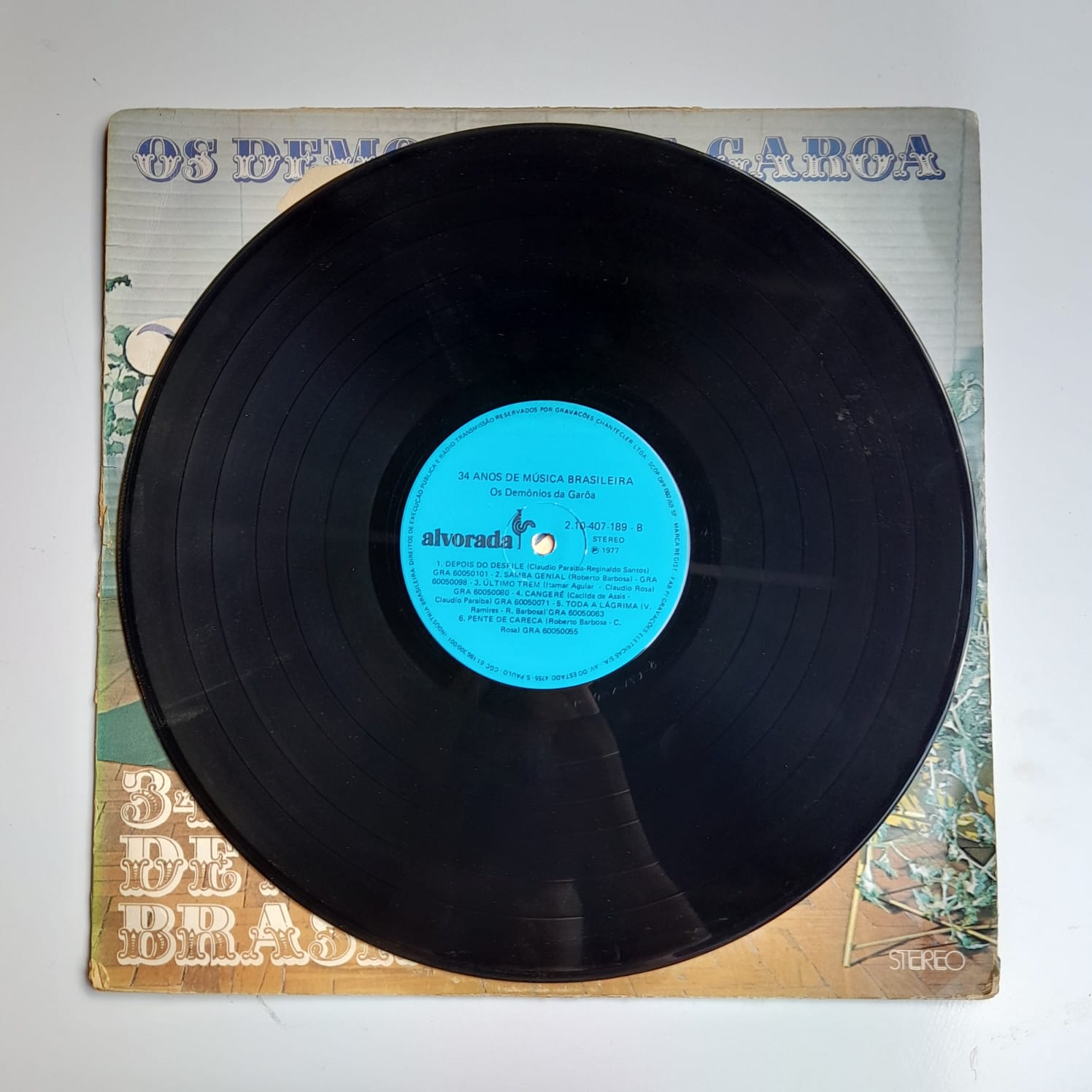 LP Os Demônios Da Garoa – 34 Anos De Música Brasileira - Imagem 3