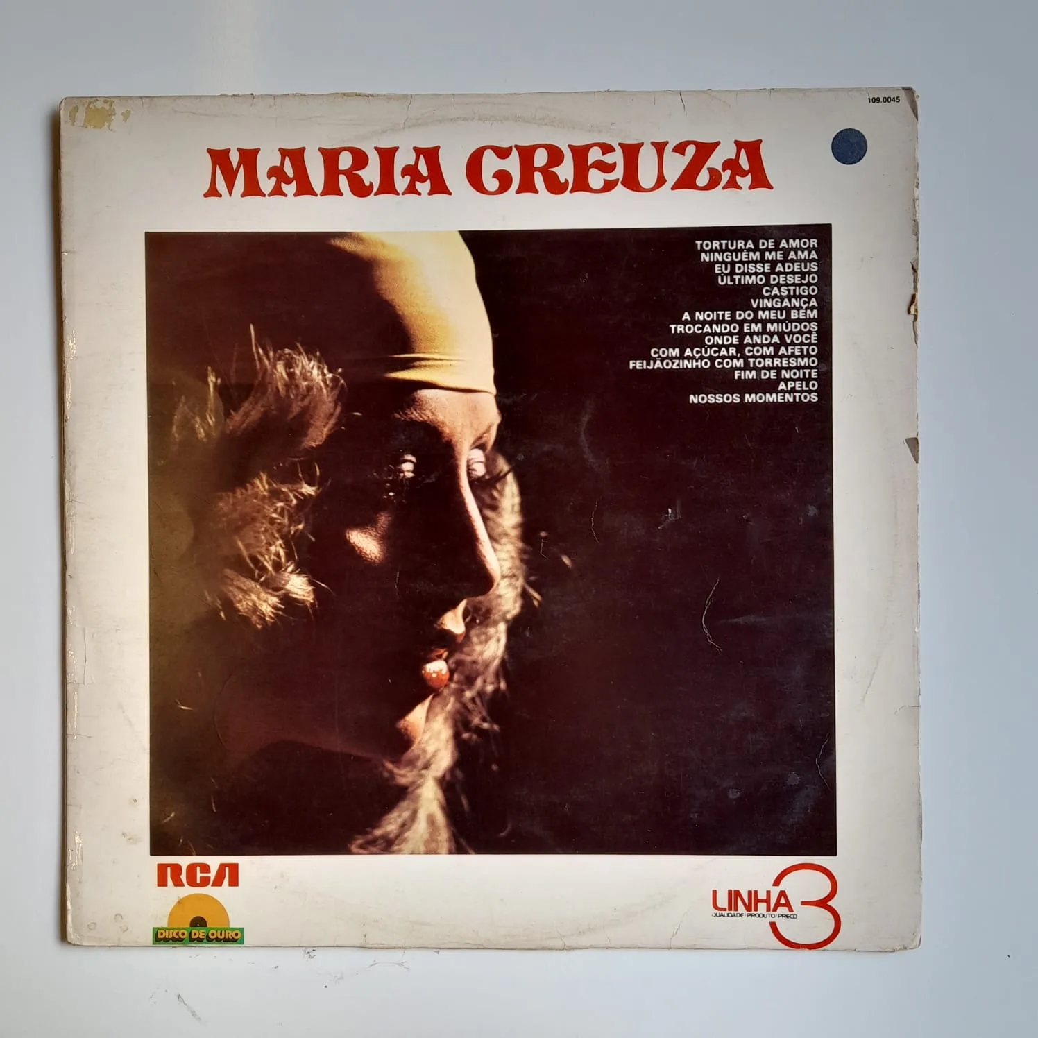 LP Maria Creuza – Linha 3 - Disco De Ouro