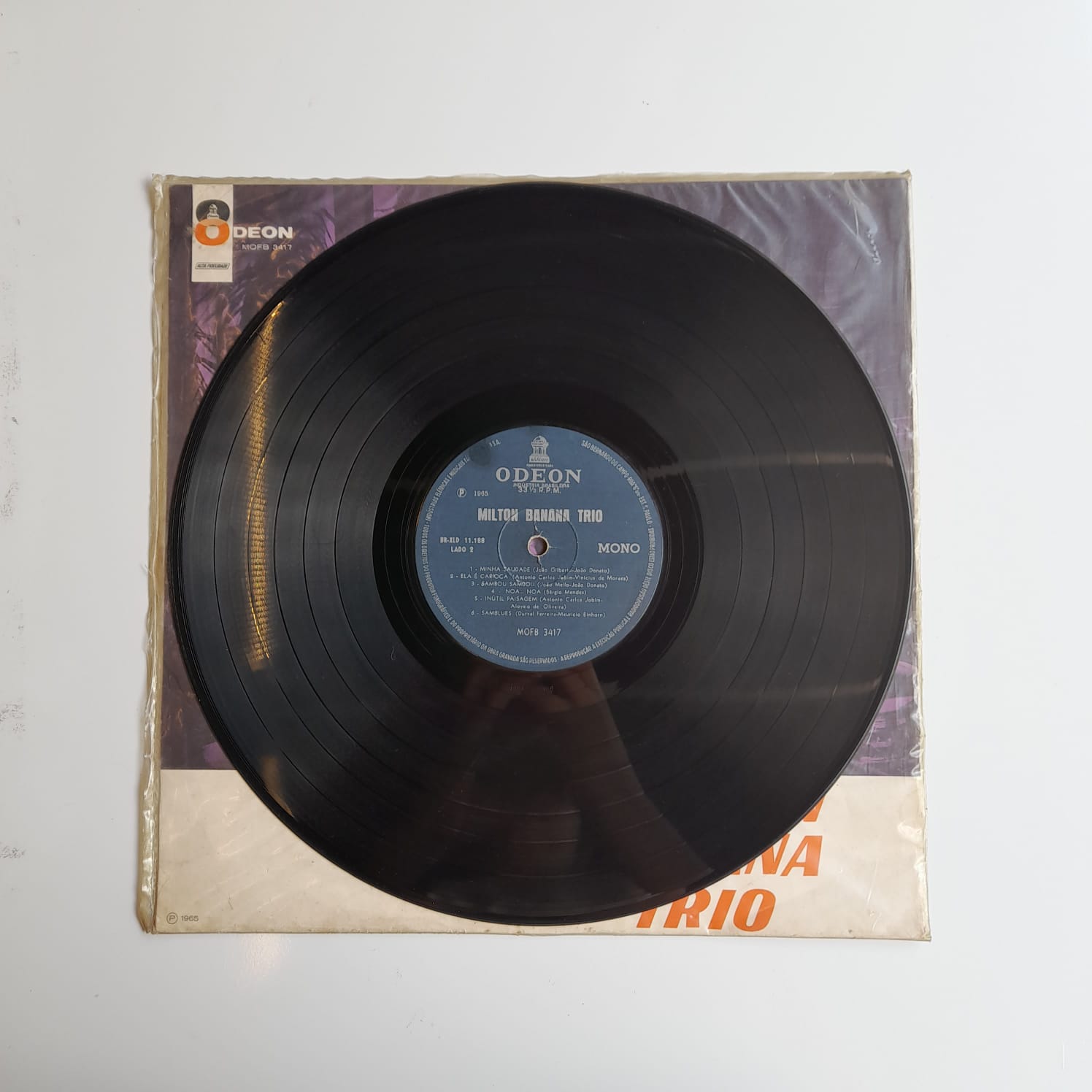 LP Milton Banana Trio – Milton Banana Trio (1965) - Imagem 3