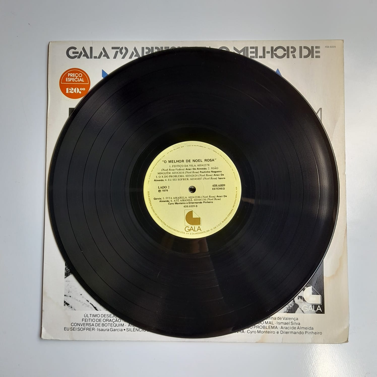 LP Noel Rosa - Gala 79 Apresenta O Melhor De Noel Rosa - Imagem 3