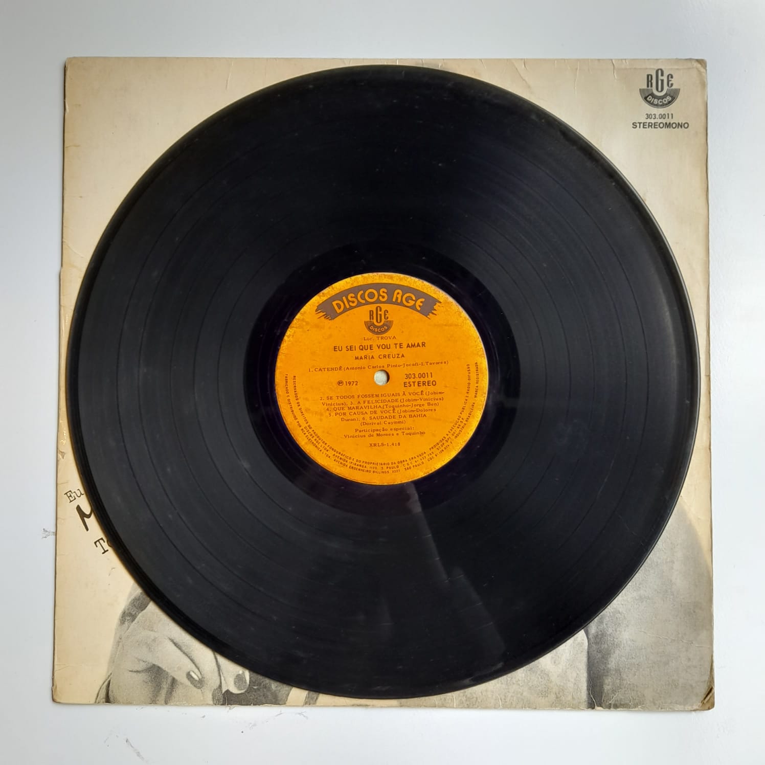 LP Maria Creuza, Toquinho / Vinicius – Eu Sei Que Vou Te Amar... - Imagem 4