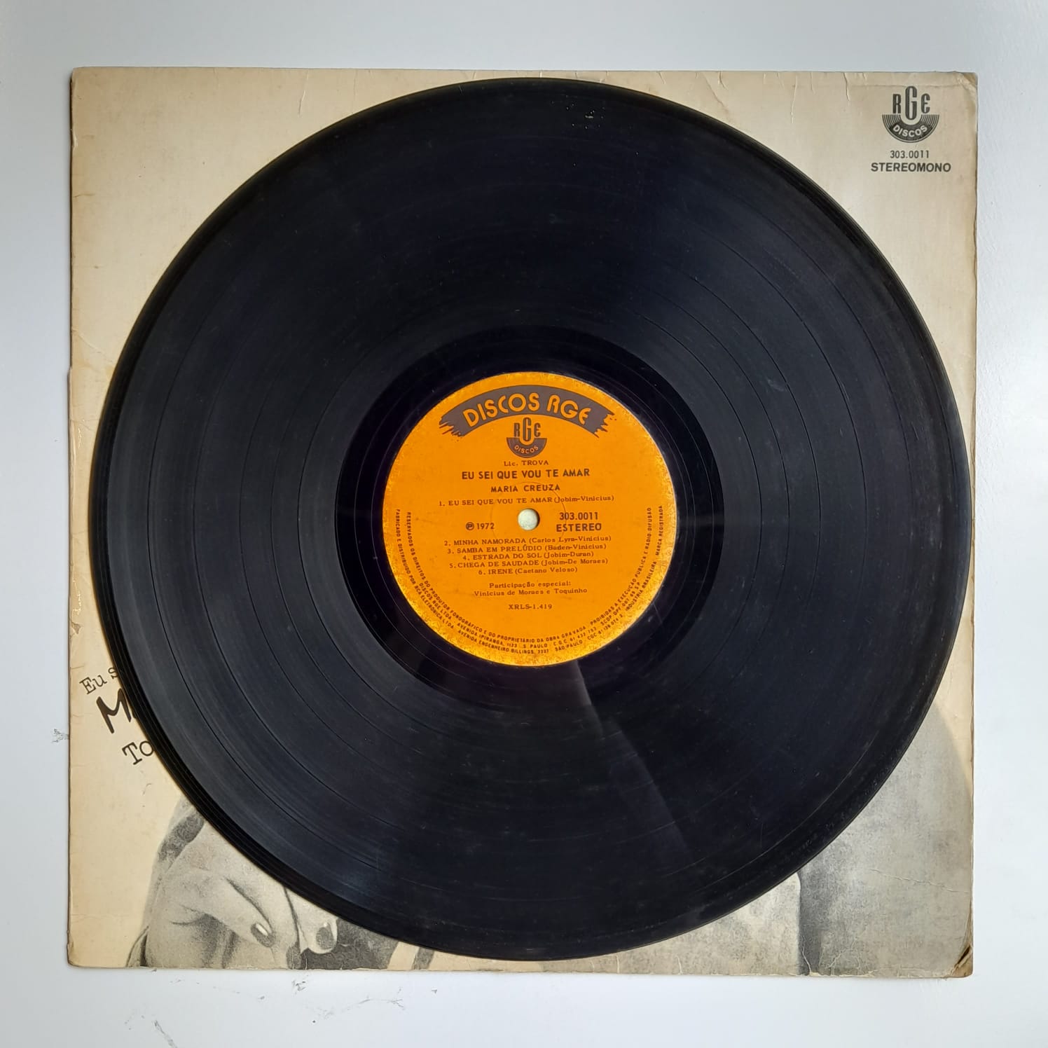 LP Maria Creuza, Toquinho / Vinicius – Eu Sei Que Vou Te Amar... - Imagem 3