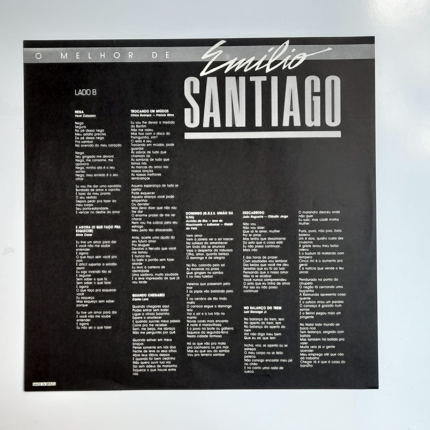 LP Emilio Santiago – O Melhor De Emílio Santiago - Imagem 5