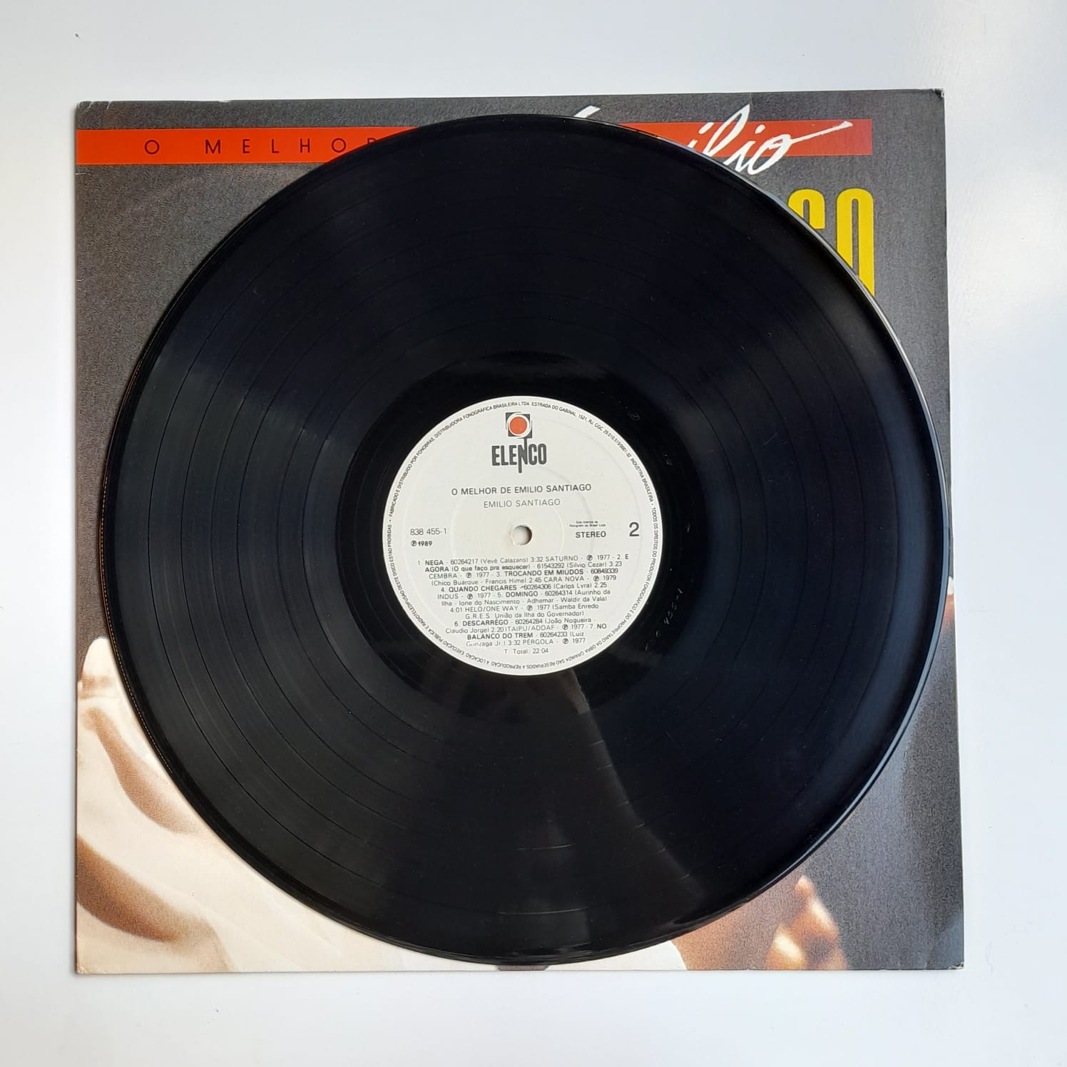 LP Emilio Santiago – O Melhor De Emílio Santiago - Imagem 3