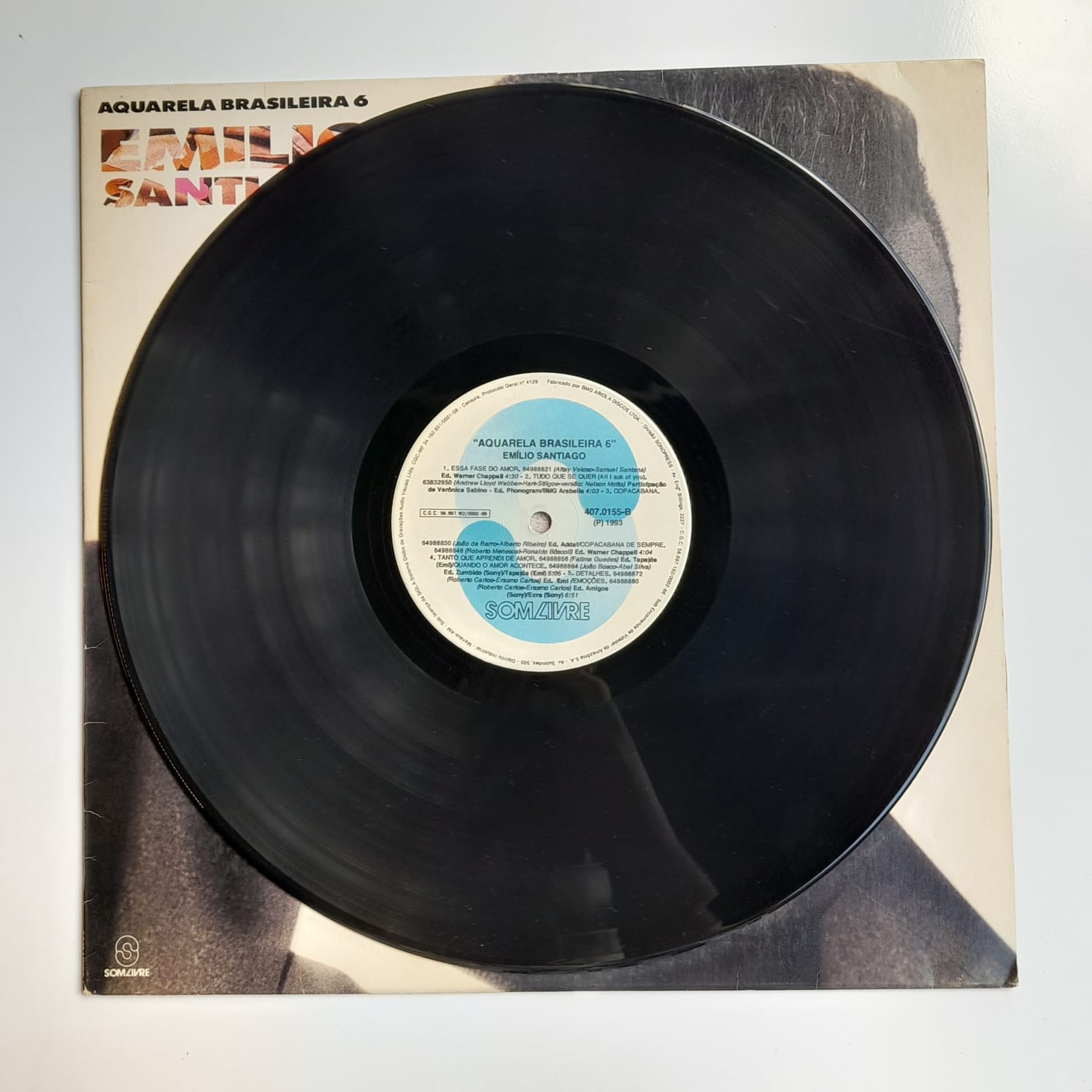LP Emílio Santiago – Aquarela Brasileira 6 - Imagem 3